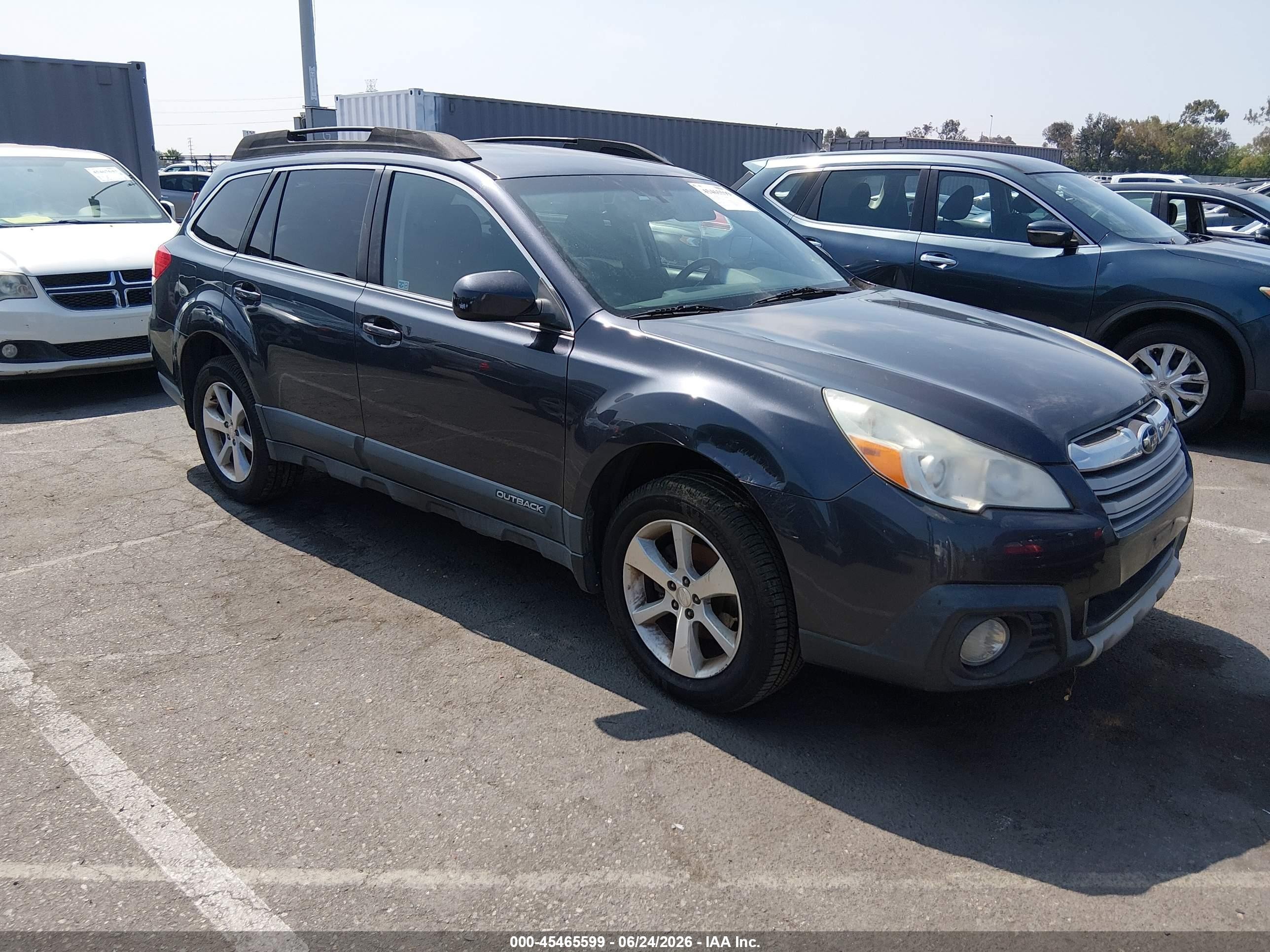 2013 Subaru Outback 2.5i Limited Серый vin: 4S4BRBPC1D3306974