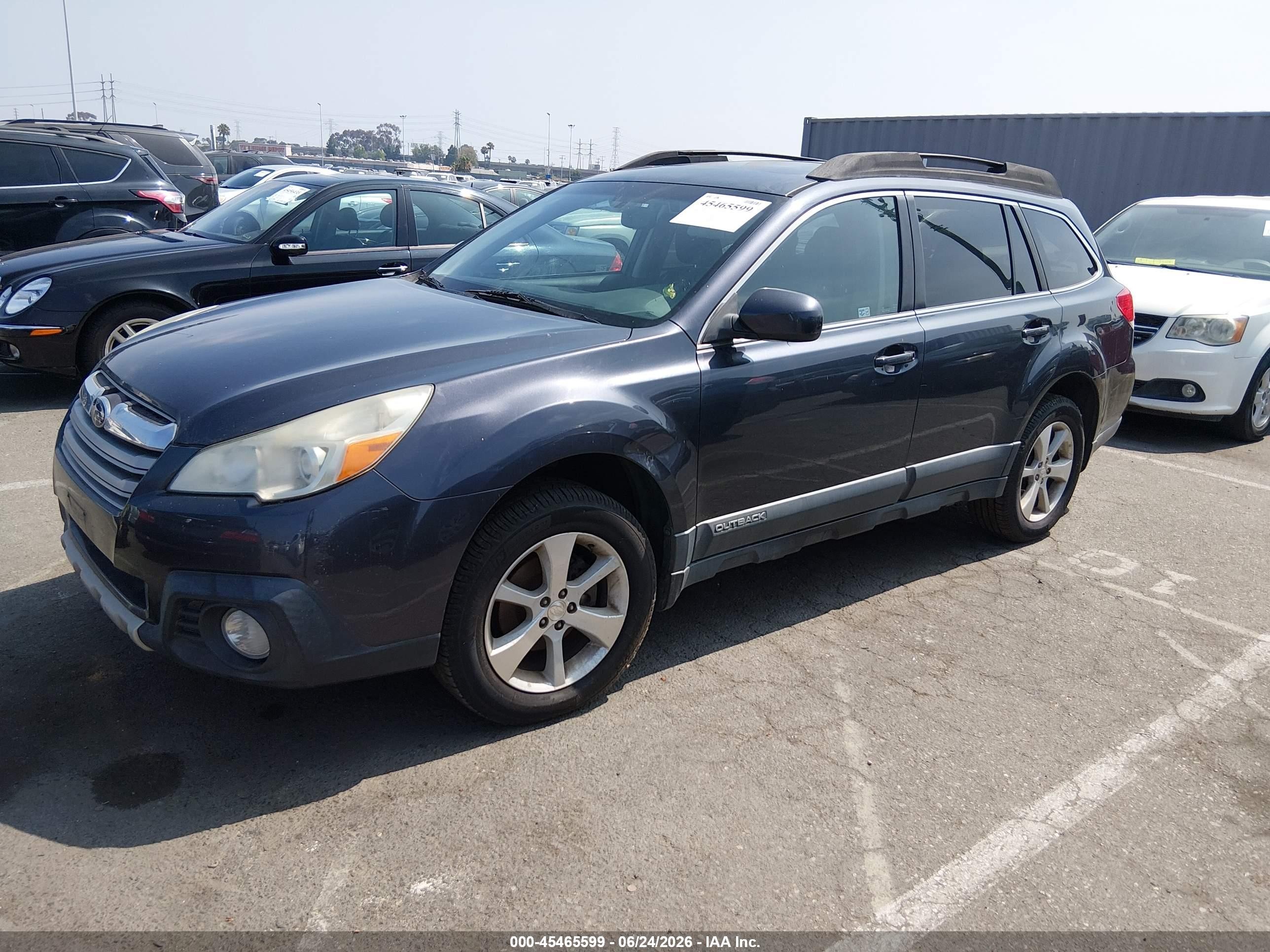 2013 Subaru Outback 2.5i Limited Gray vin: 4S4BRBPC1D3306974