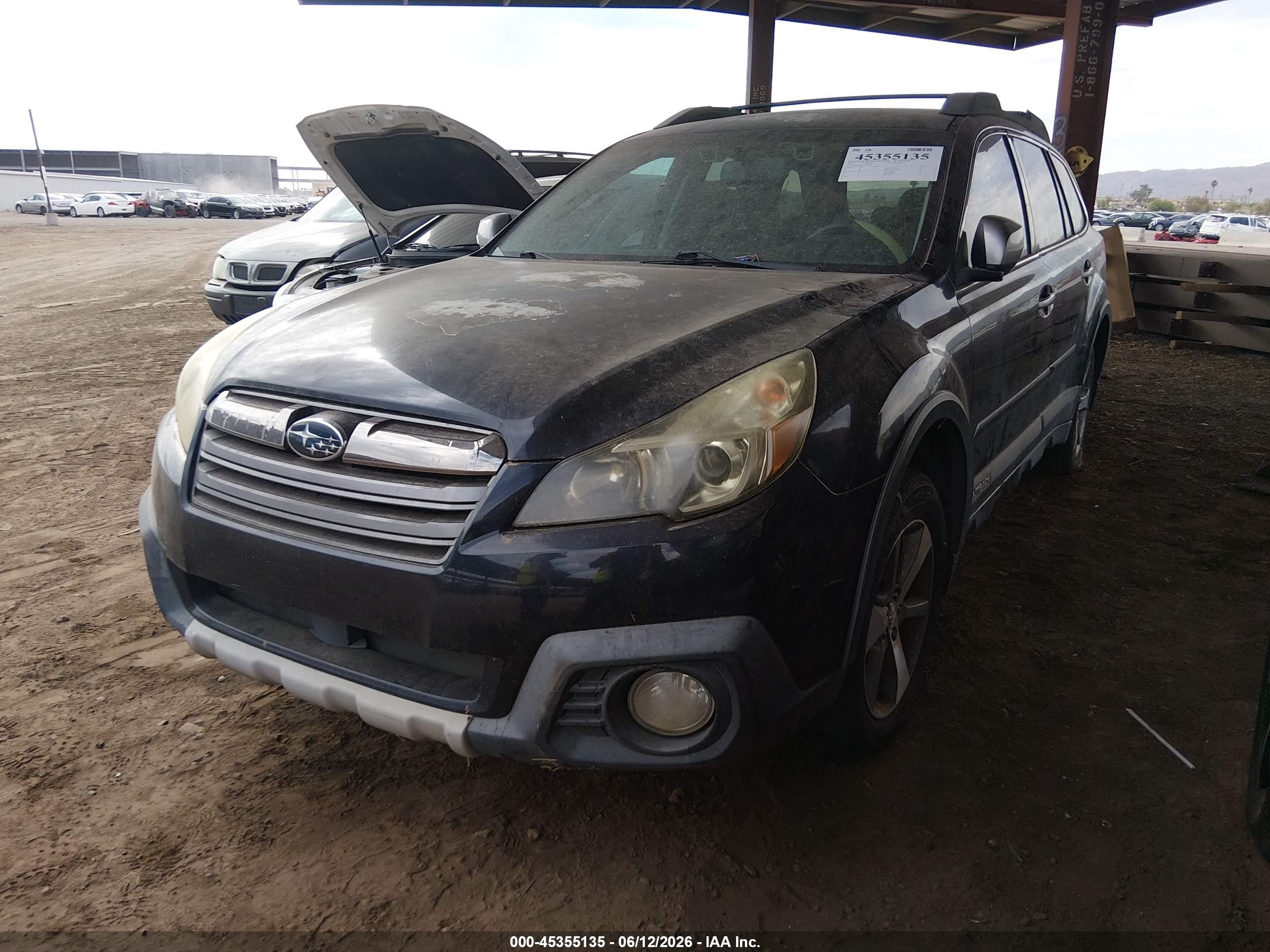 2014 Subaru Outback 2.5i Limited Black vin: 4S4BRBPC3E3223189