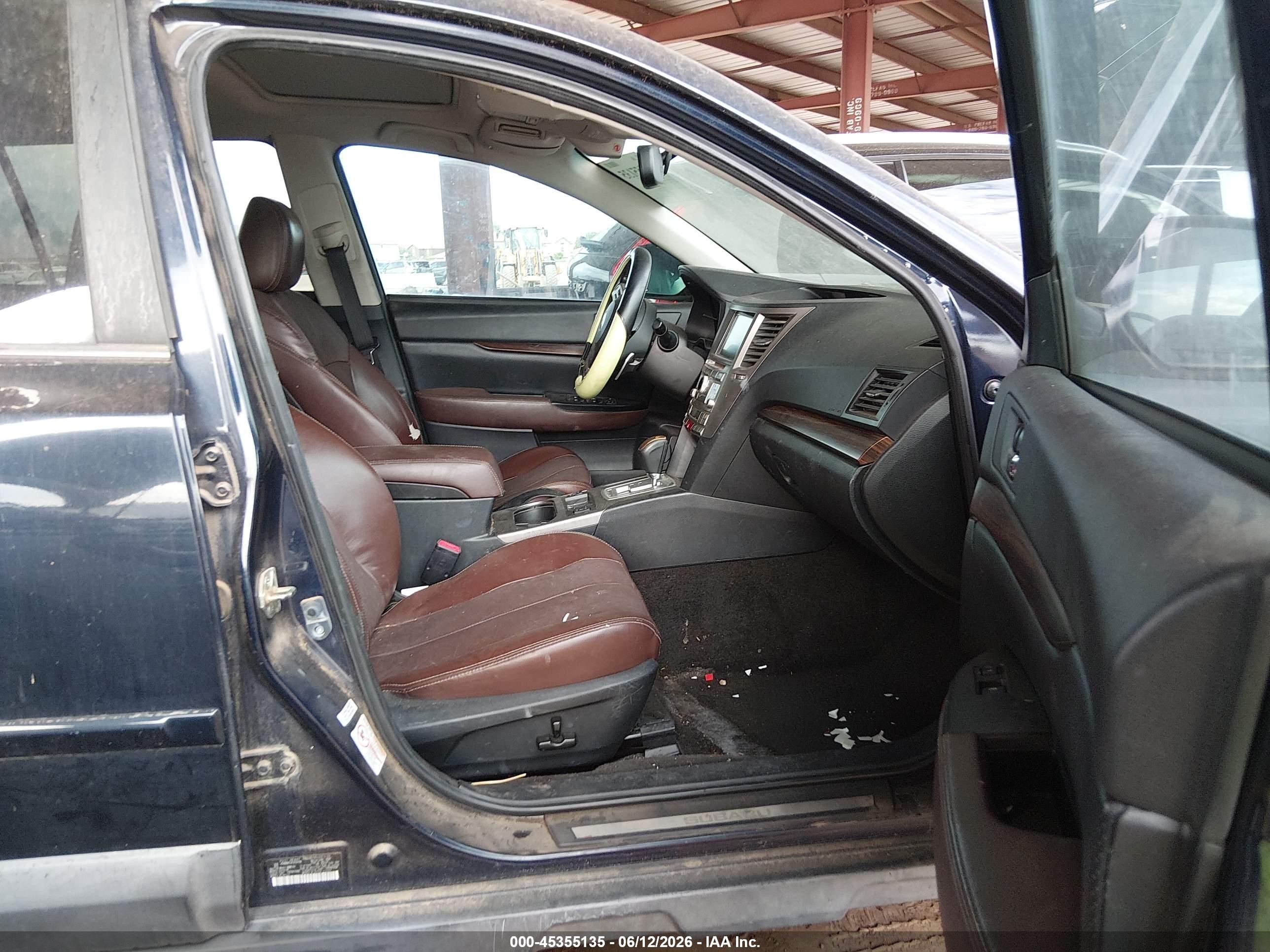 2014 Subaru Outback 2.5i Limited Black vin: 4S4BRBPC3E3223189