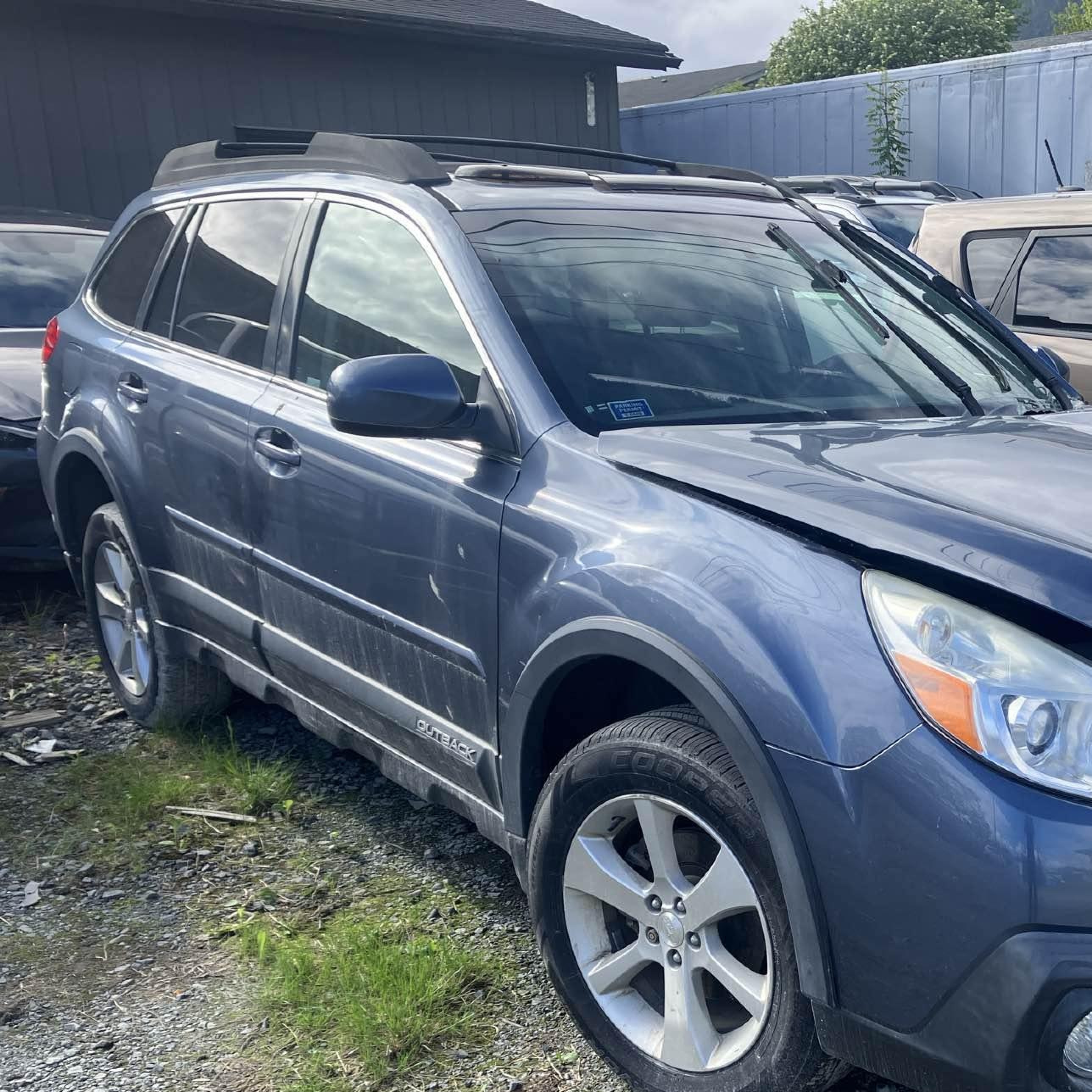 2013 Subaru Outback 2.5i Limited Синий vin: 4S4BRBPC4D3244759