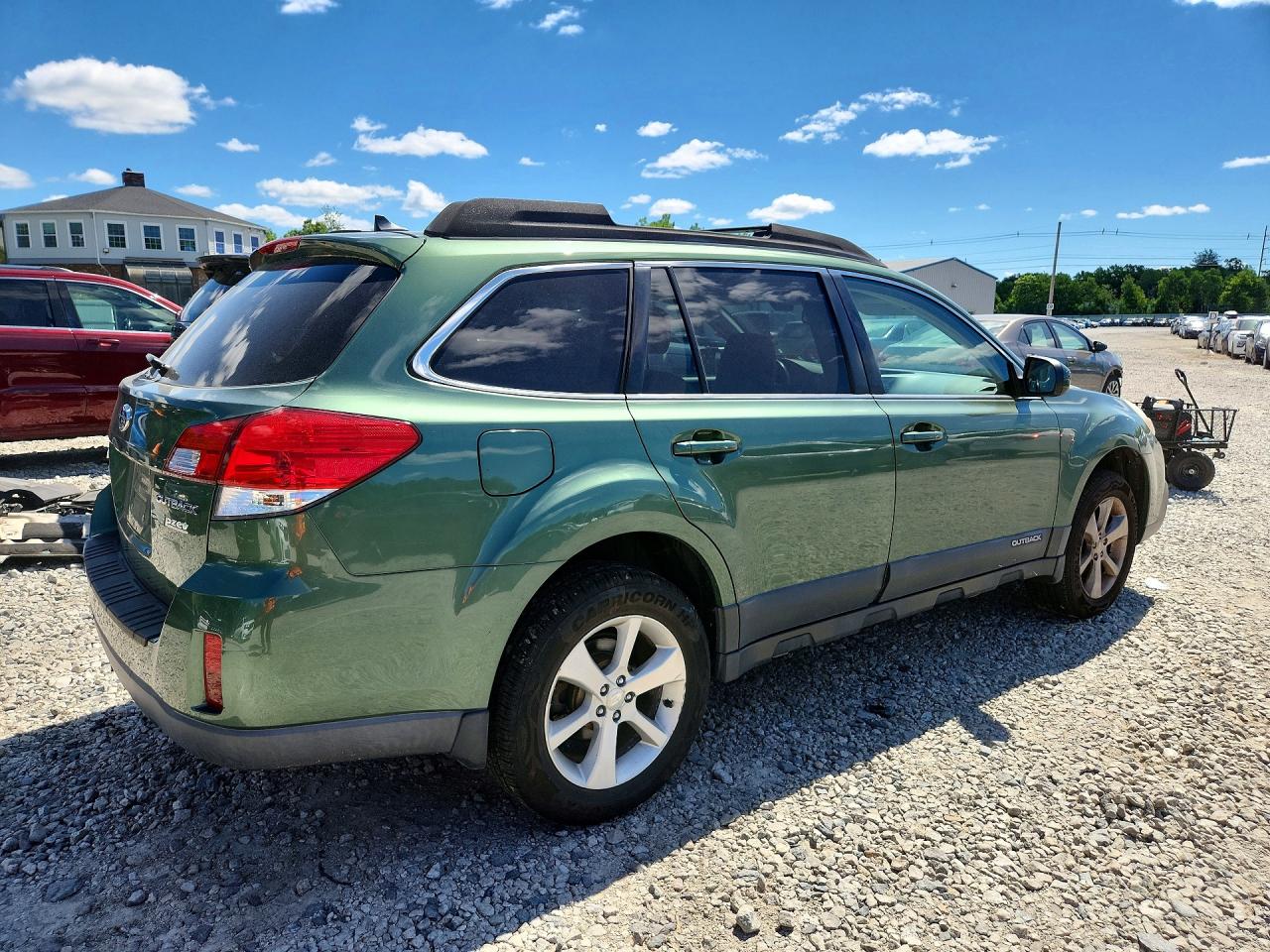 2013 Subaru Outback 2.5i Limited Green vin: 4S4BRBPC5D3296479
