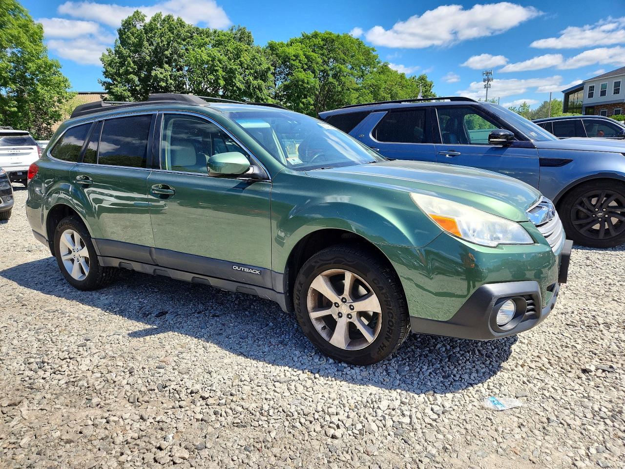 2013 Subaru Outback 2.5i Limited Green vin: 4S4BRBPC5D3296479