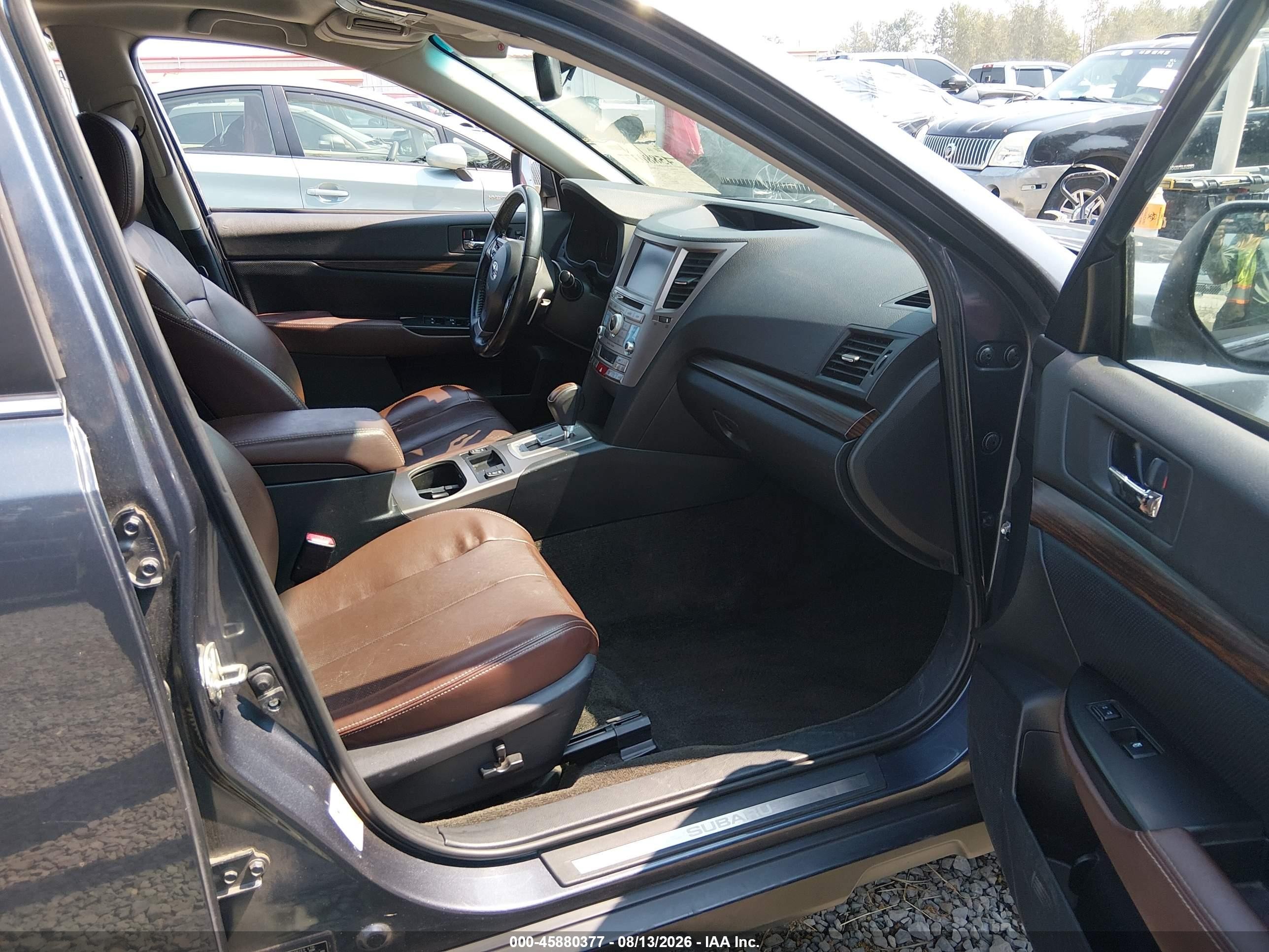 2014 Subaru Outback 2.5i Limited Gray vin: 4S4BRBPC6E3284830