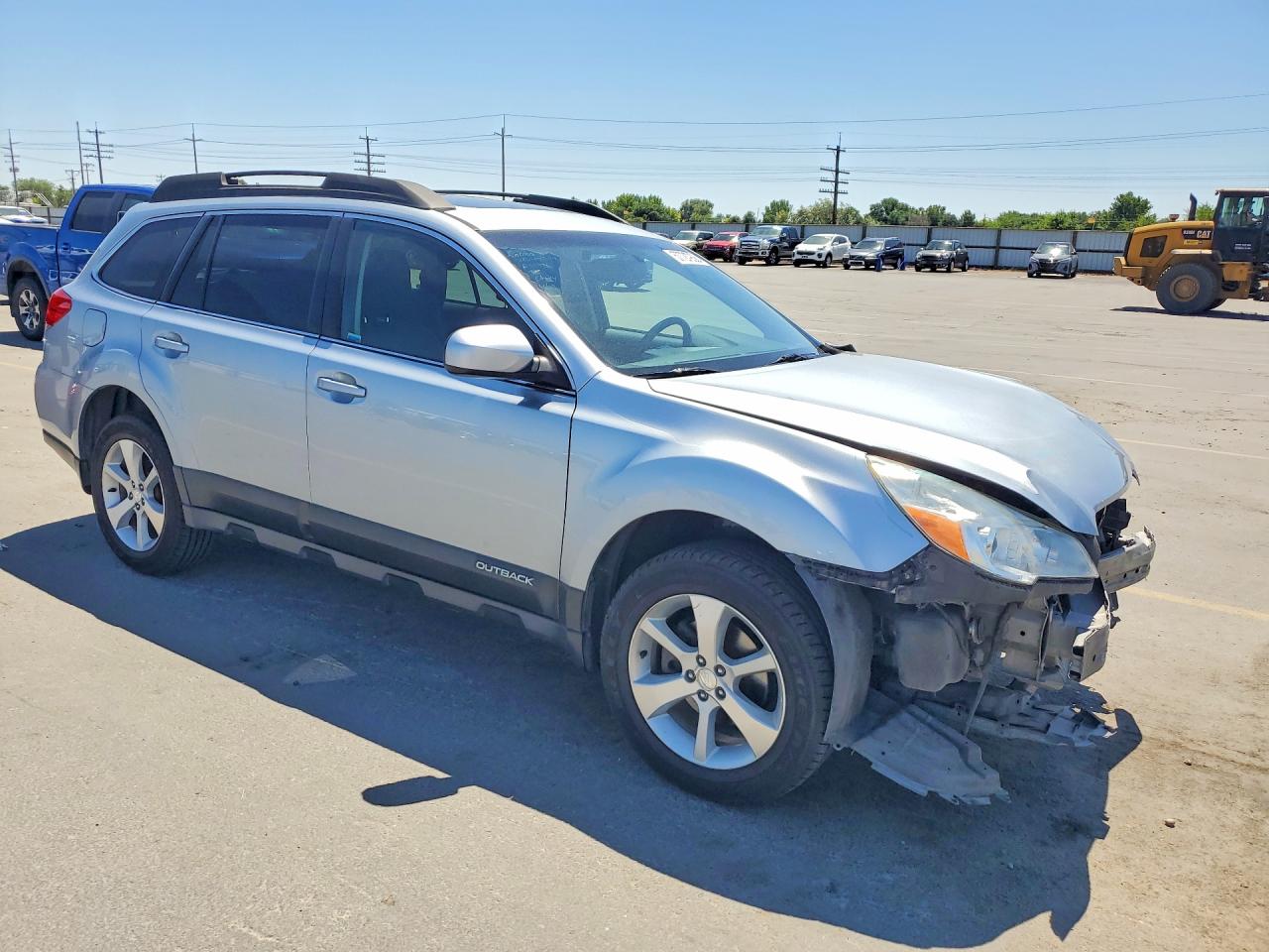 2013 Subaru Outback 2.5i Limited Silver vin: 4S4BRBPC7D3237837