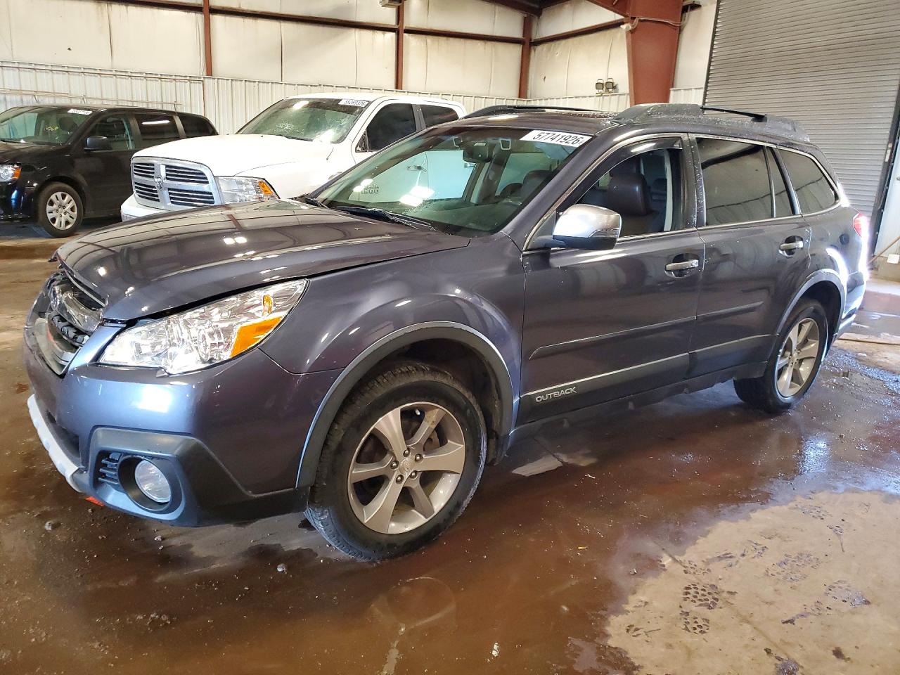 2014 Subaru Outback 2.5i Limited Gray vin: 4S4BRBPC7E3305698