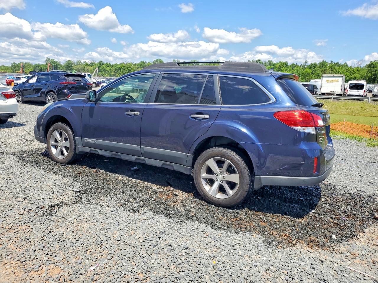 2014 Subaru Outback 2.5i Limited Blue vin: 4S4BRBPC8E3285459