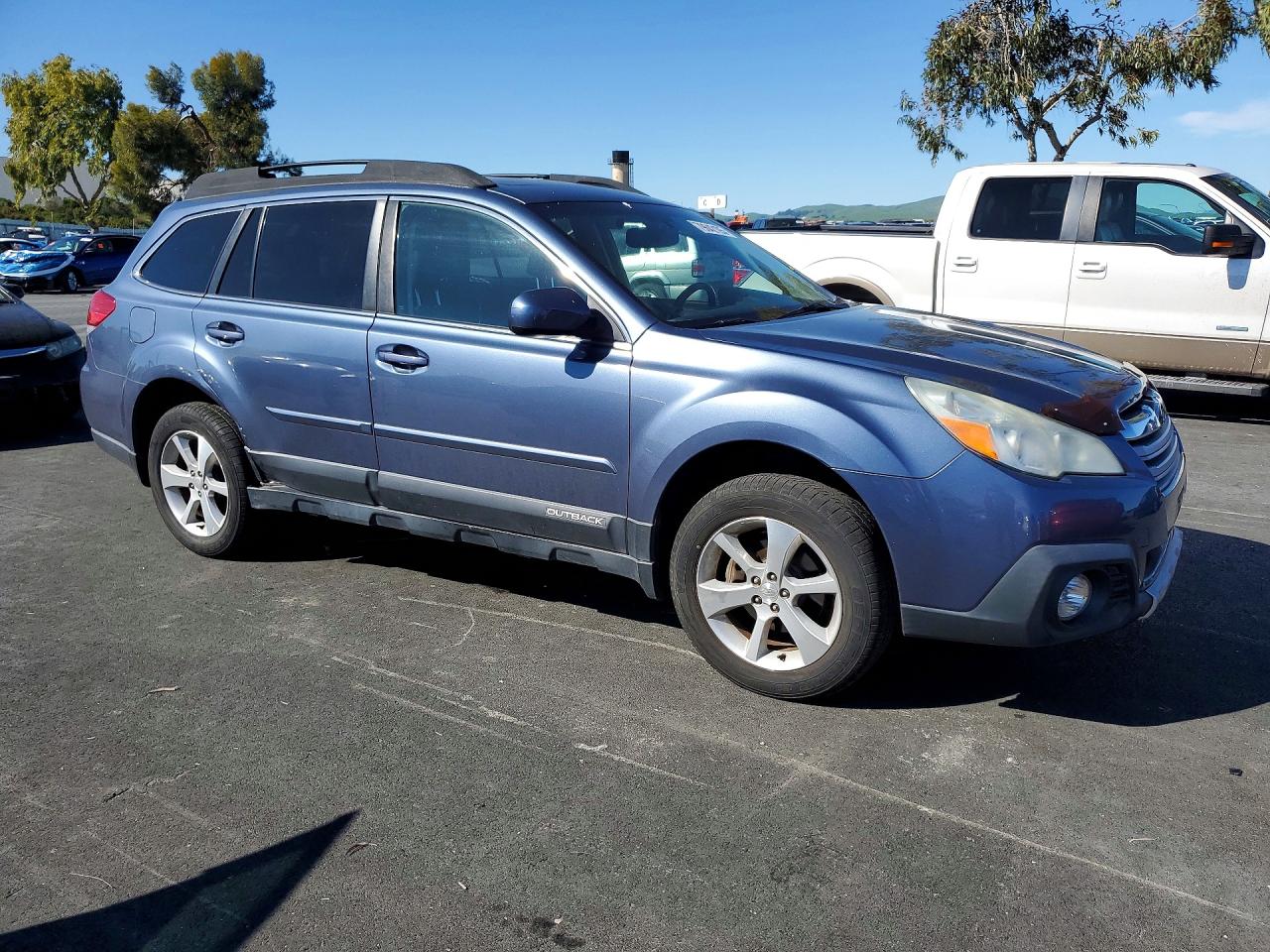 2013 Subaru Outback 2.5i Limited Blue vin: 4S4BRBPCXD3243924