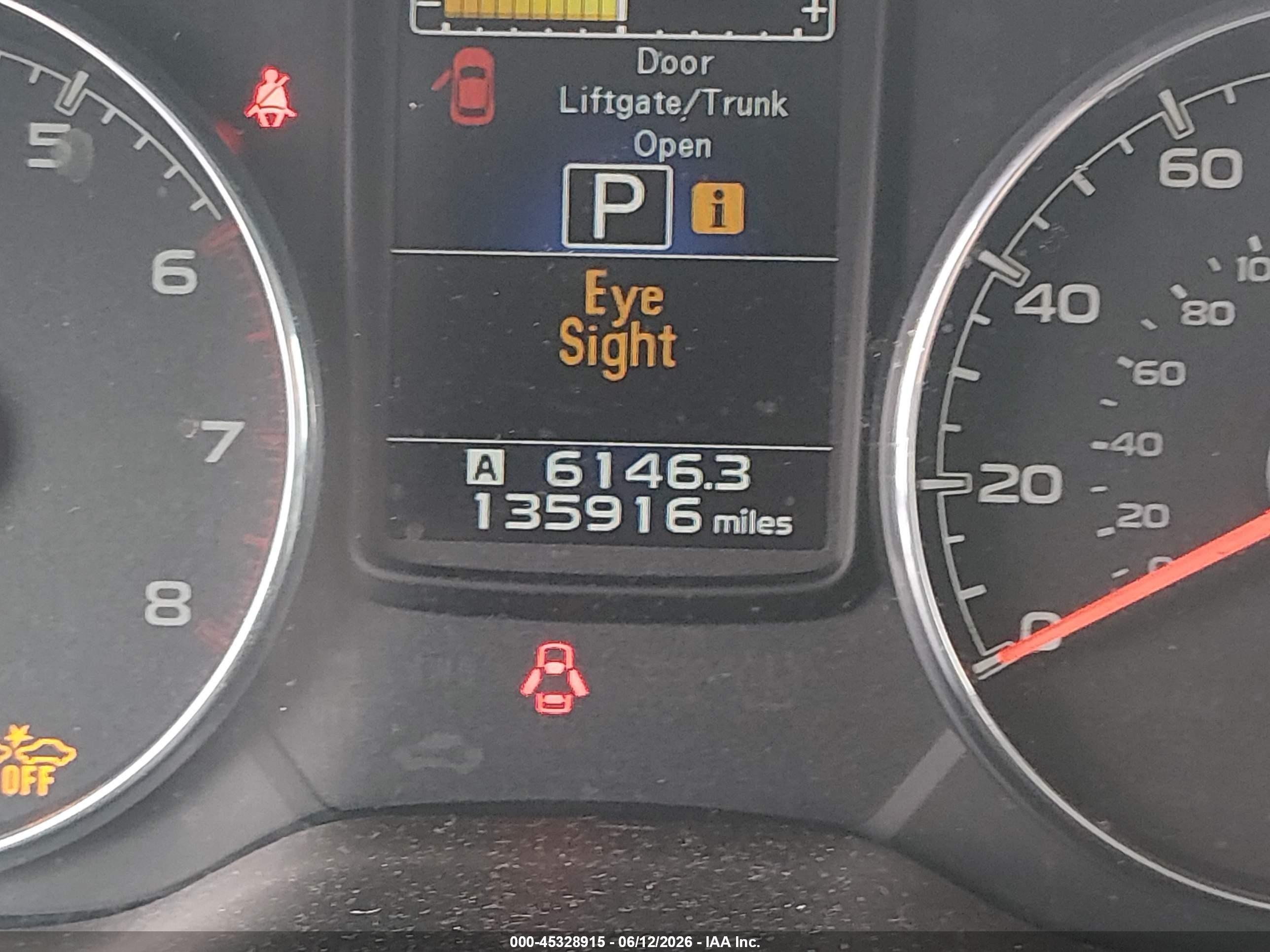 2013 Subaru Outback 2.5i Limited Blue vin: 4S4BRBPCXD3323322