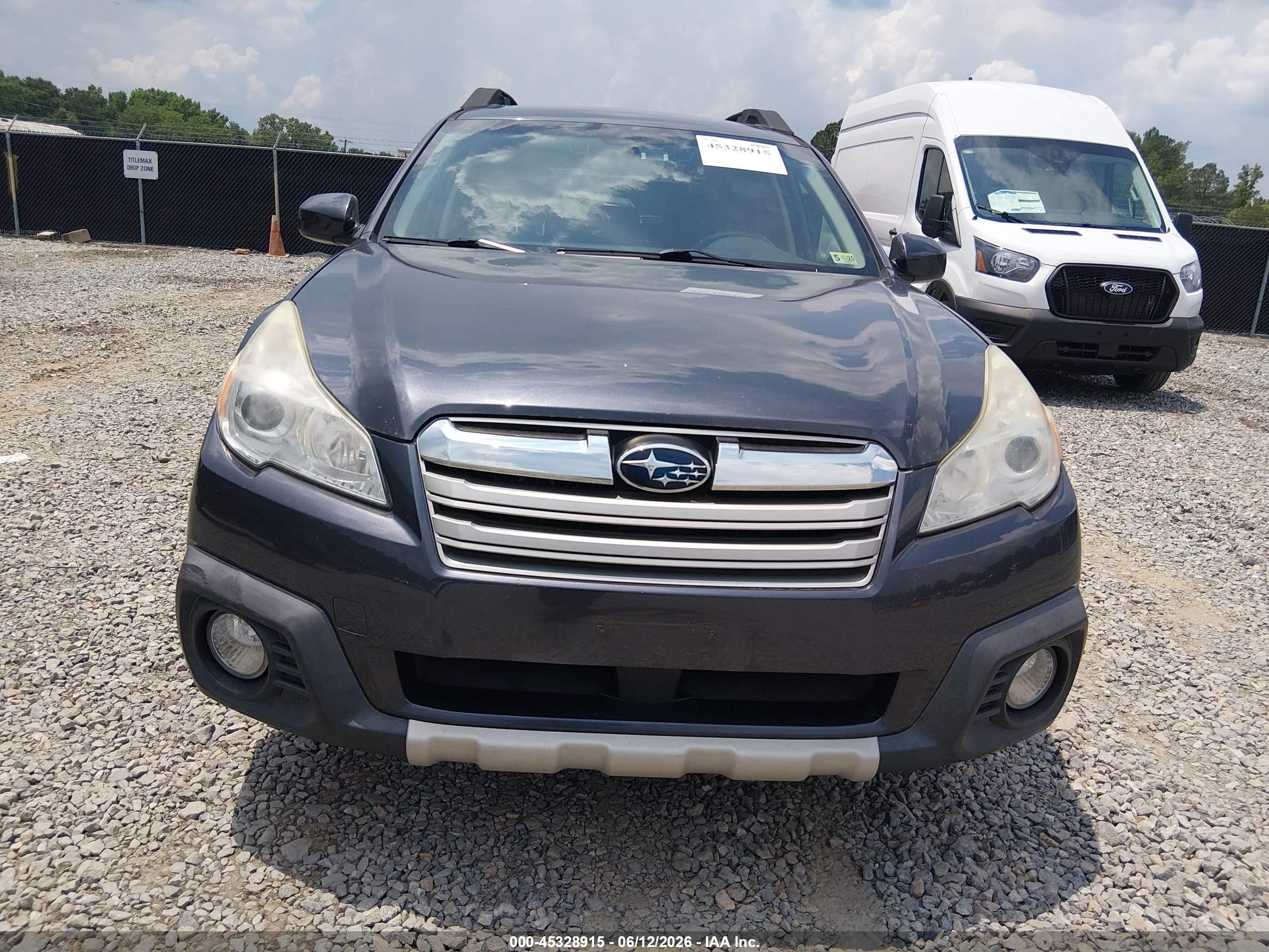 2013 Subaru Outback 2.5i Limited Blue vin: 4S4BRBPCXD3323322