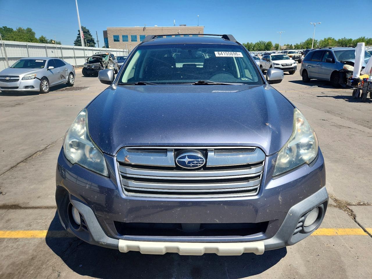 2014 Subaru Outback 2.5i Limited Blue vin: 4S4BRBPCXE3228499