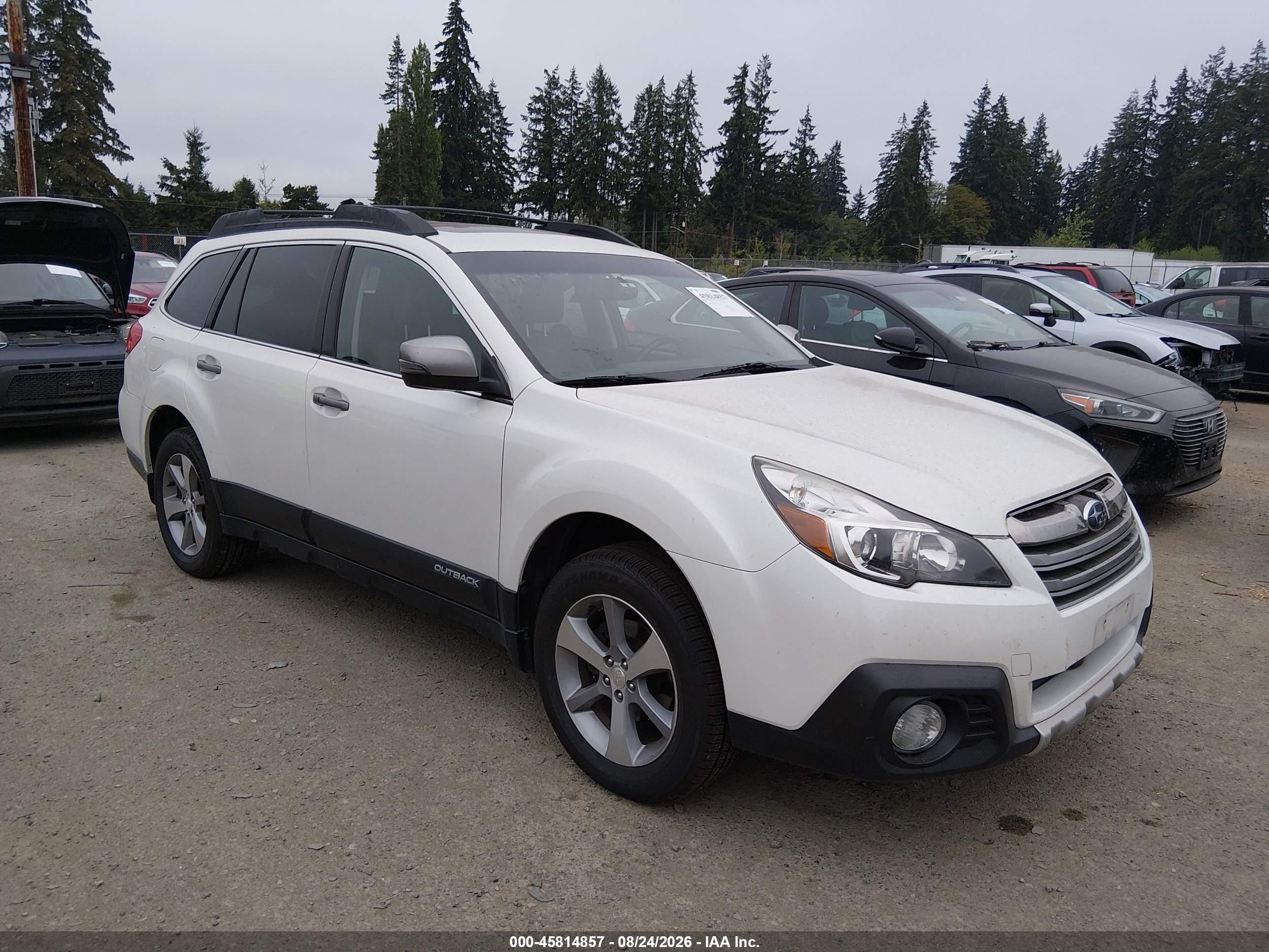 2013 Subaru Outback 2.5i Limited Белый vin: 4S4BRBSC1D3238375