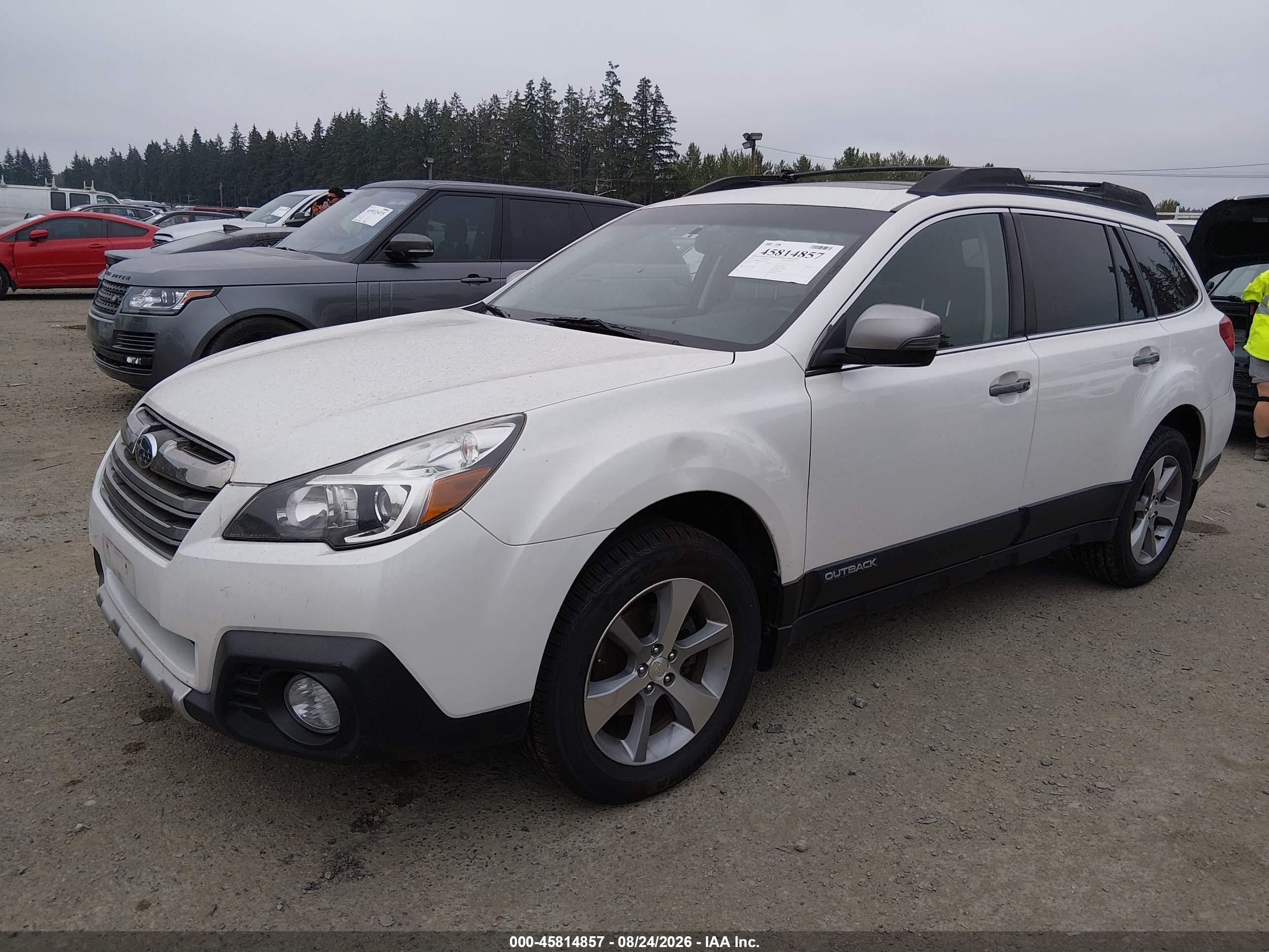 2013 Subaru Outback 2.5i Limited Белый vin: 4S4BRBSC1D3238375