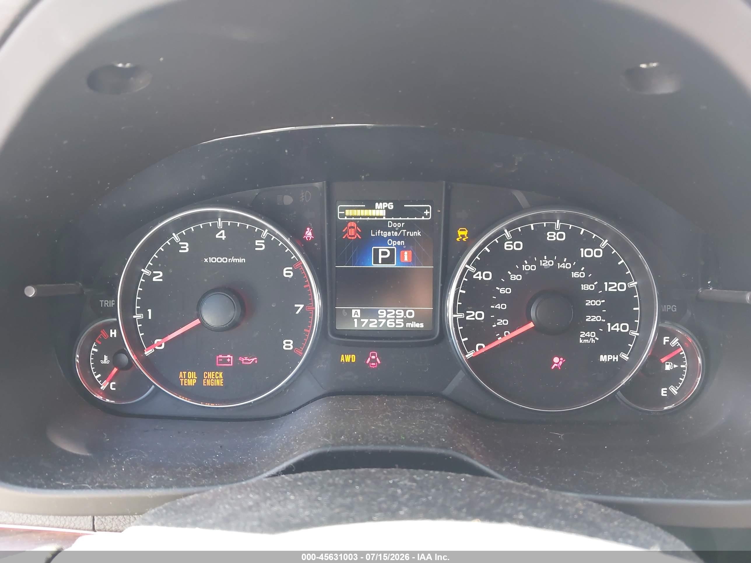 2013 Subaru Outback 2.5i Limited Белый vin: 4S4BRBSC4D3230660