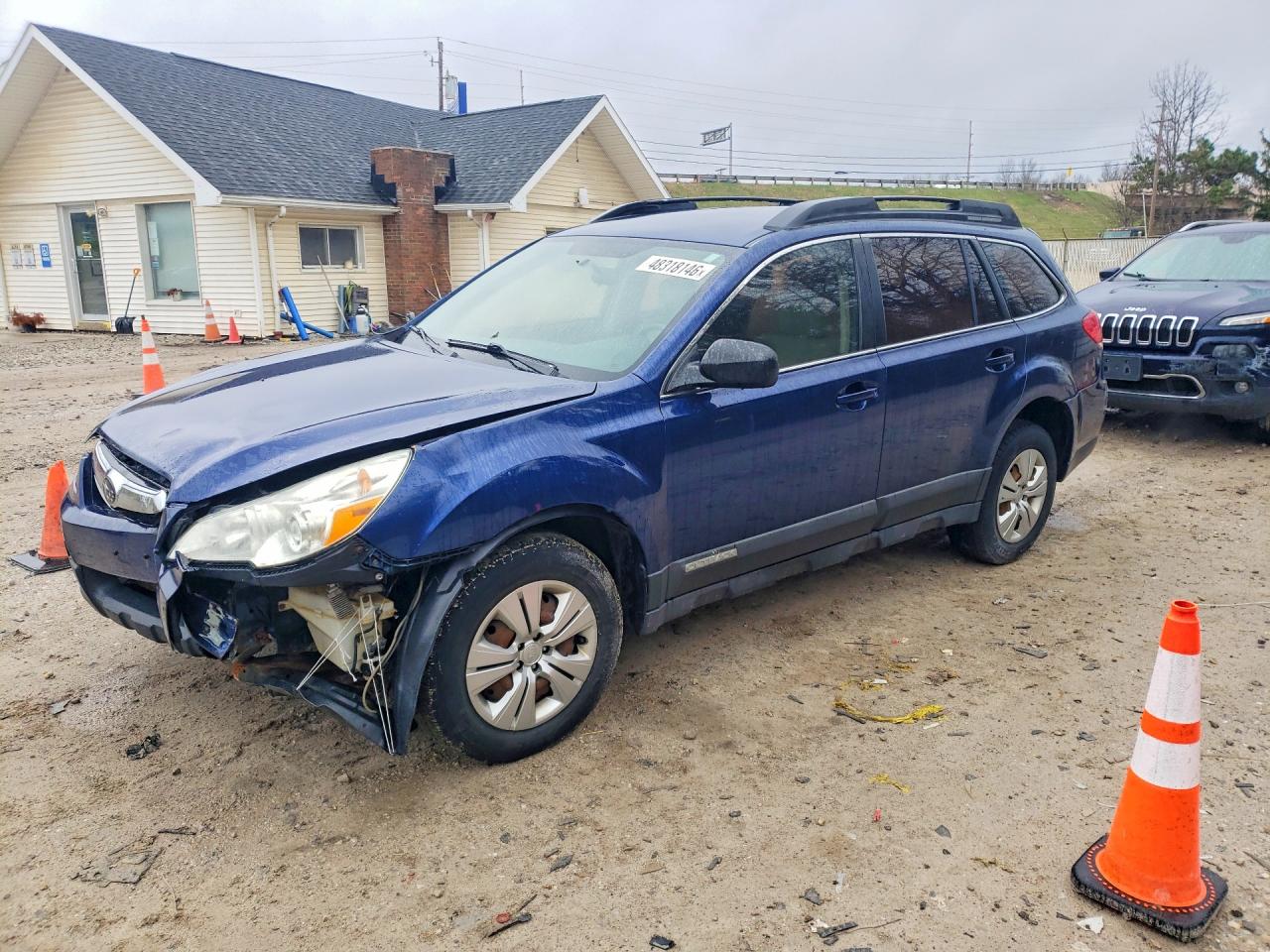 2010 Subaru Outback 2.5i Blue vin: 4S4BRCAC0A1331225