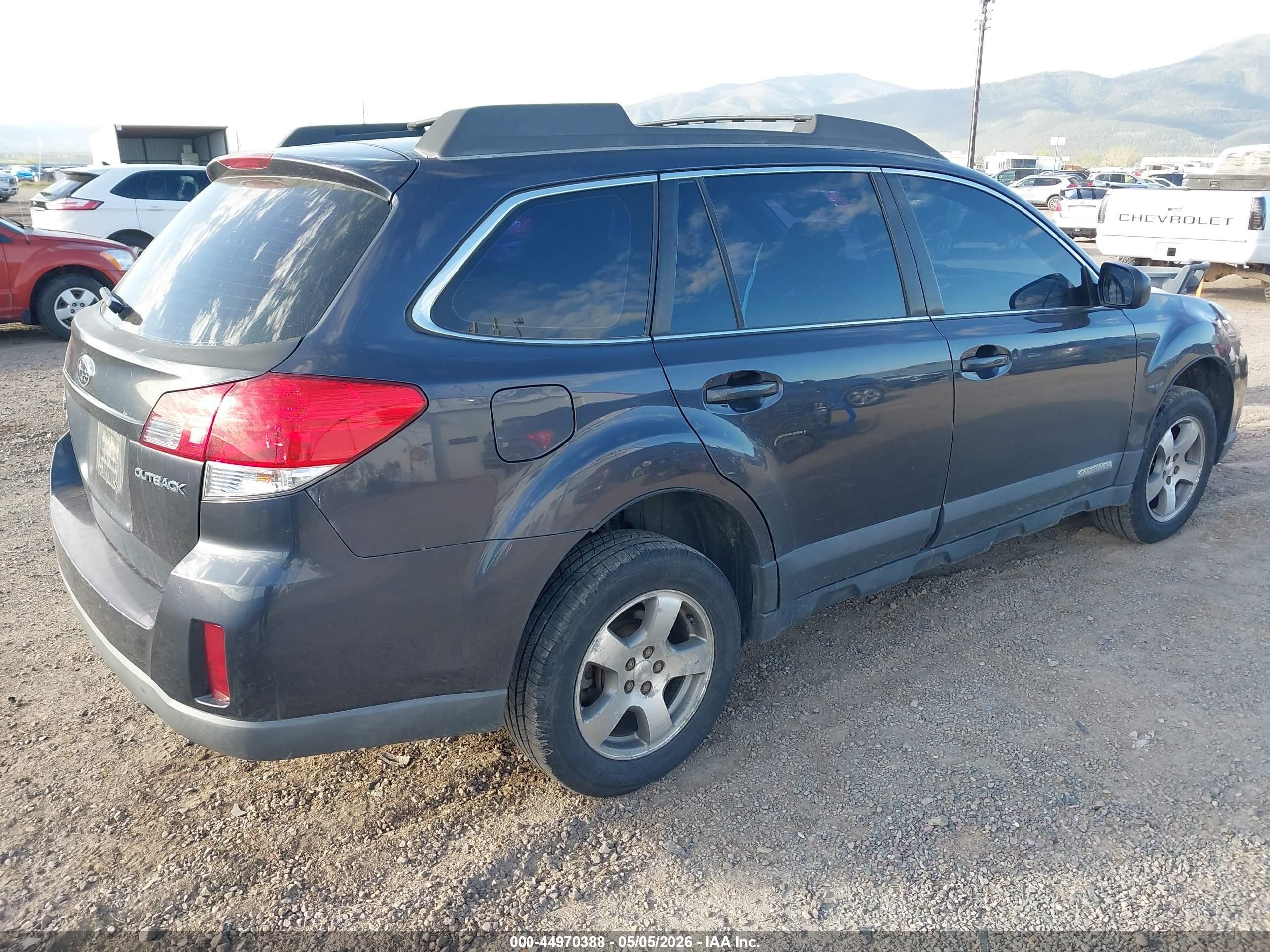 2010 Subaru Outback 2.5i Gray vin: 4S4BRCAC0A3366187