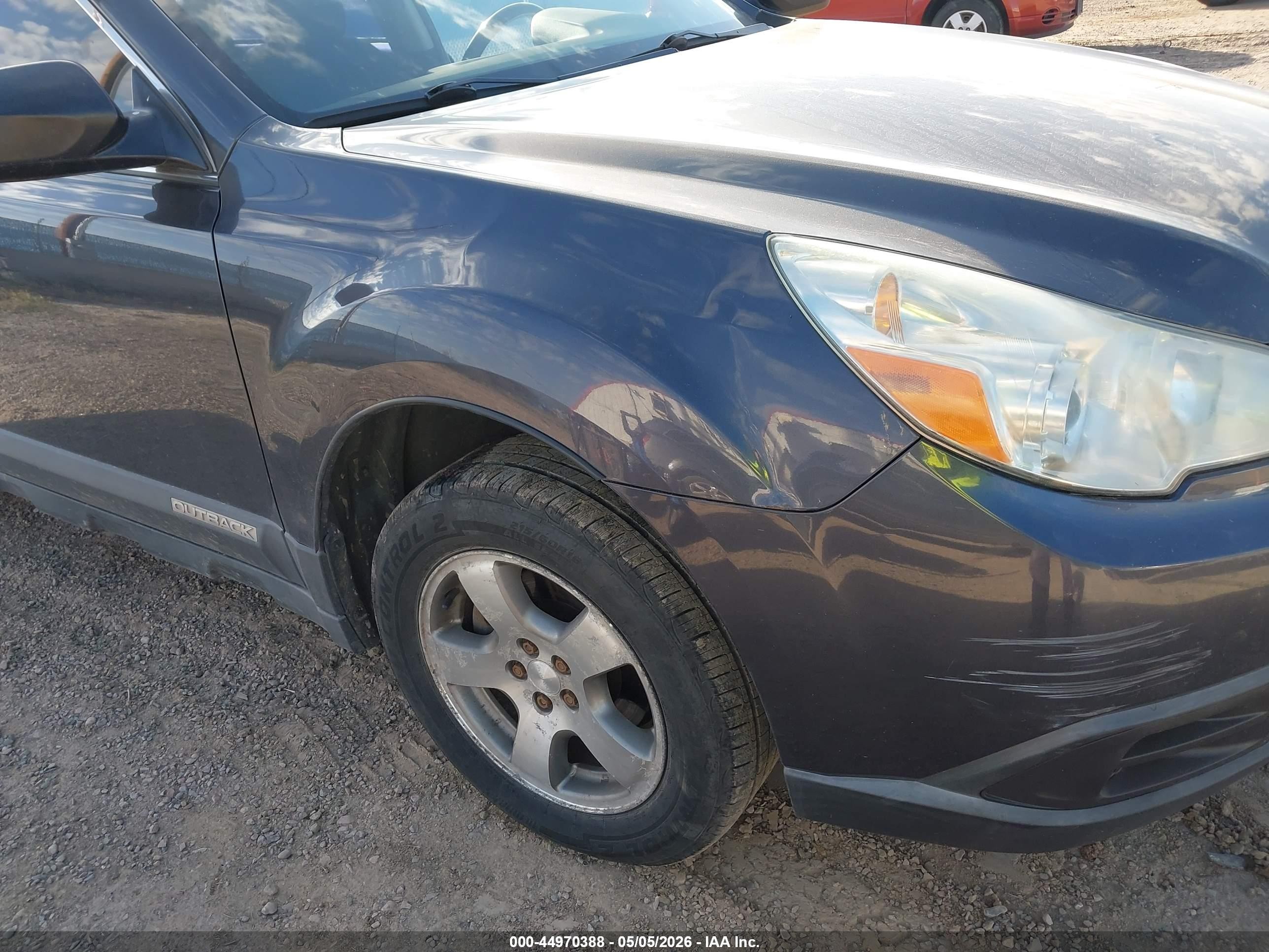 2010 Subaru Outback 2.5i Gray vin: 4S4BRCAC0A3366187