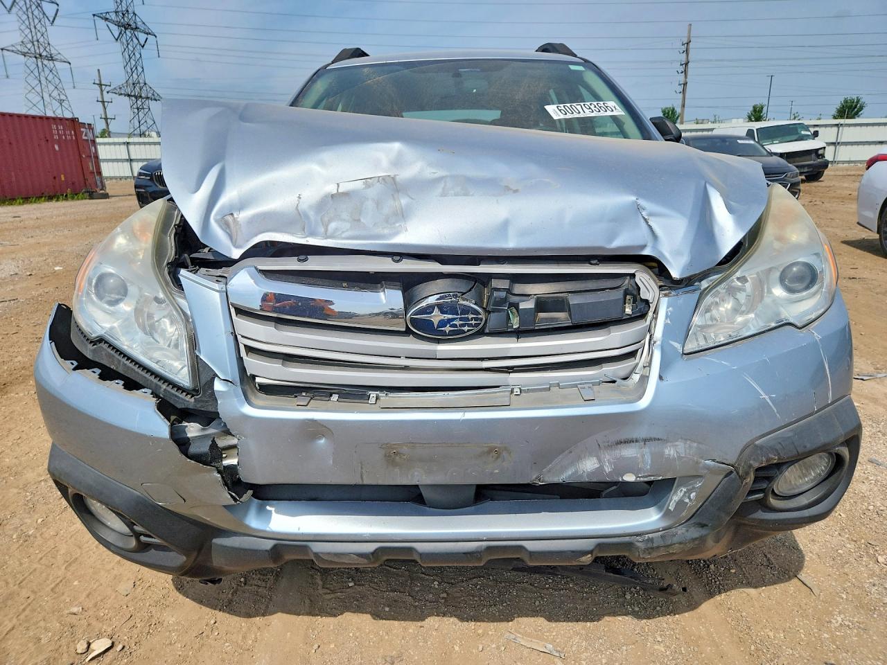 2014 Subaru Outback 2.5i Silver vin: 4S4BRCAC0E3251417