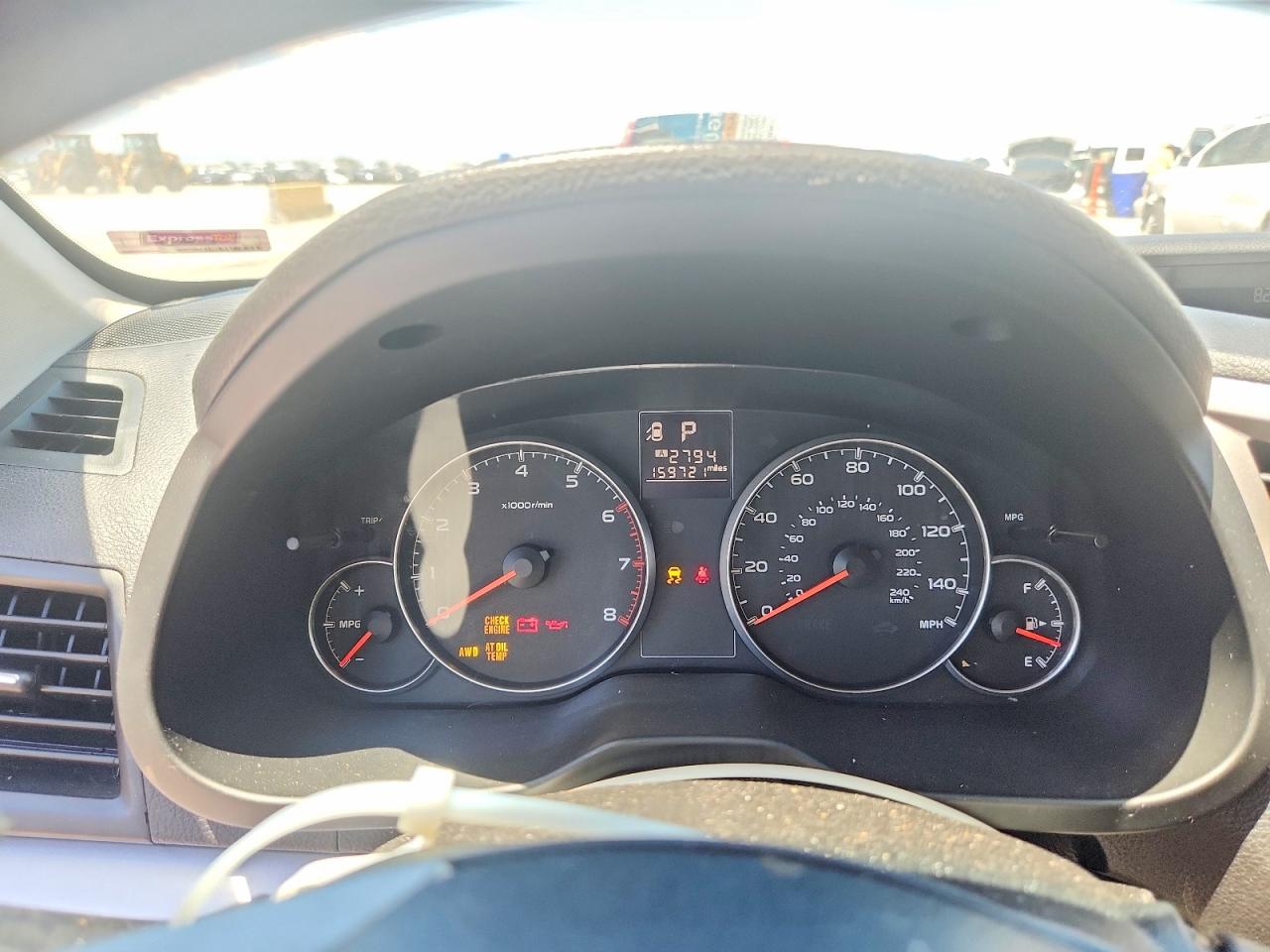 2013 Subaru Outback 2.5i White vin: 4S4BRCAC1D3290127