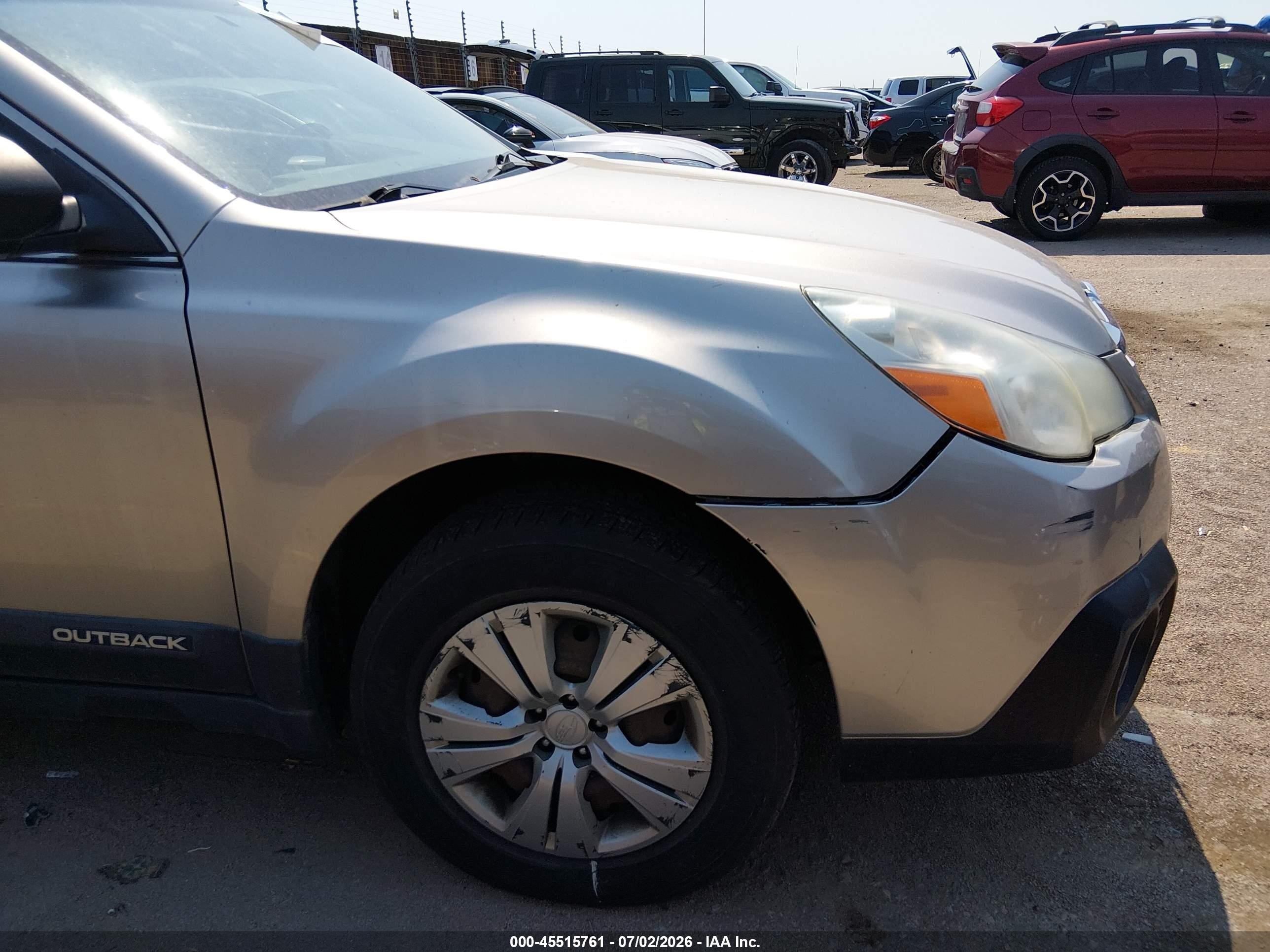 2014 Subaru Outback 2.5i Gray vin: 4S4BRCAC1E1303360