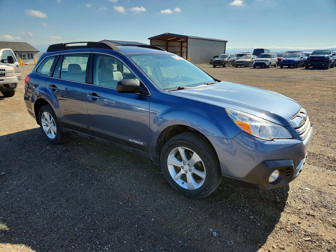 2014 Subaru Outback 2.5i Blue vin: 4S4BRCAC1E3295099