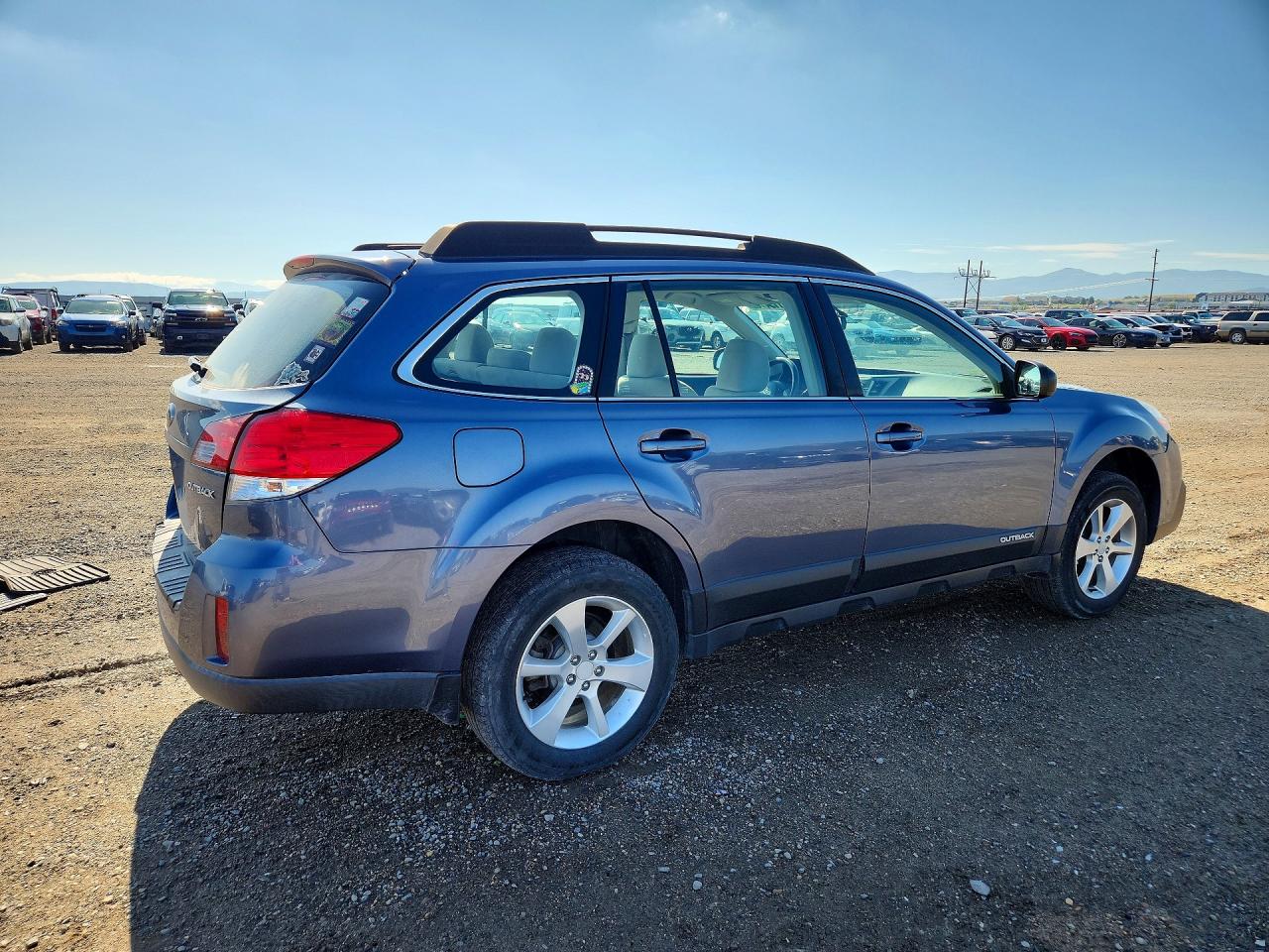 2014 Subaru Outback 2.5i Blue vin: 4S4BRCAC1E3295099