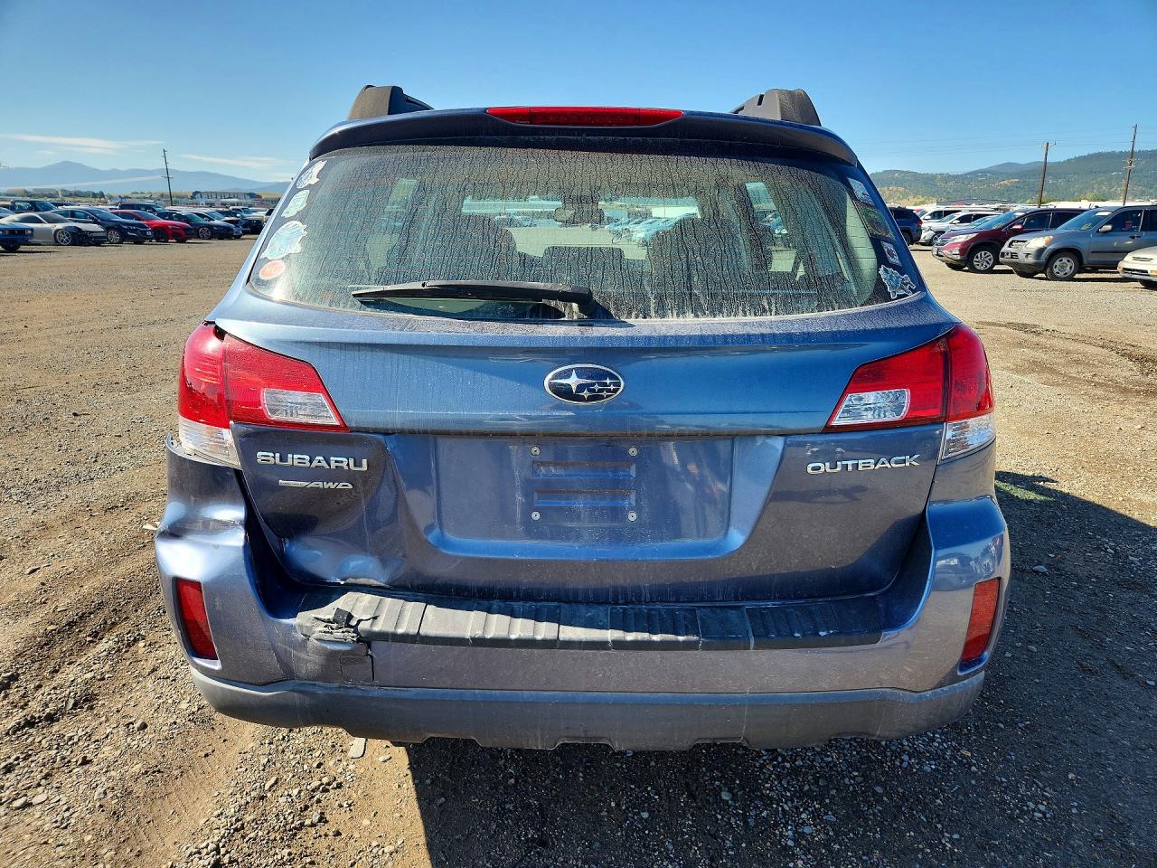 2014 Subaru Outback 2.5i Blue vin: 4S4BRCAC1E3295099