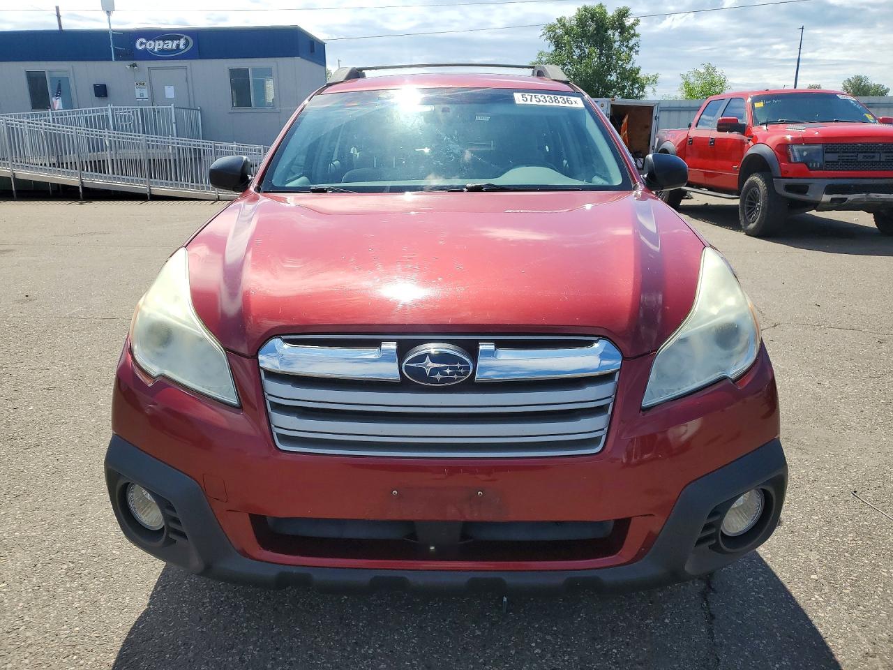 2014 Subaru Outback 2.5i Burgundy vin: 4S4BRCAC1E3310653
