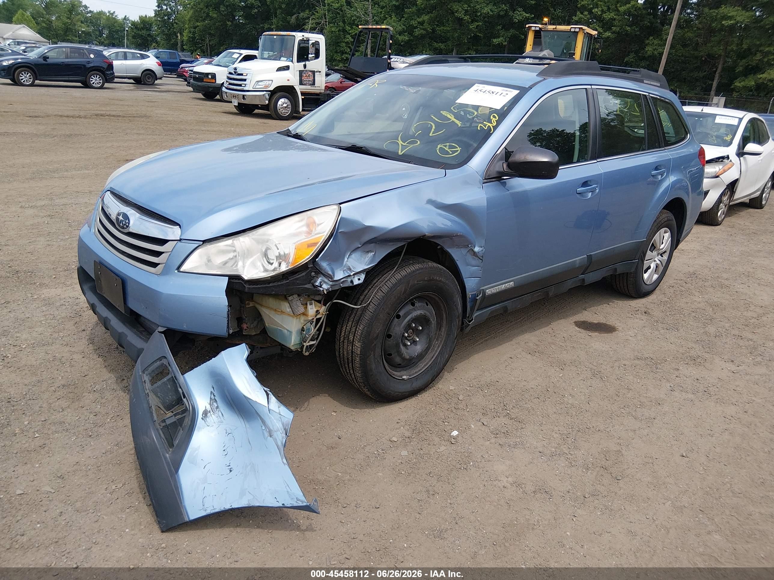2011 Subaru Outback 2.5i Blue vin: 4S4BRCAC2B1400272