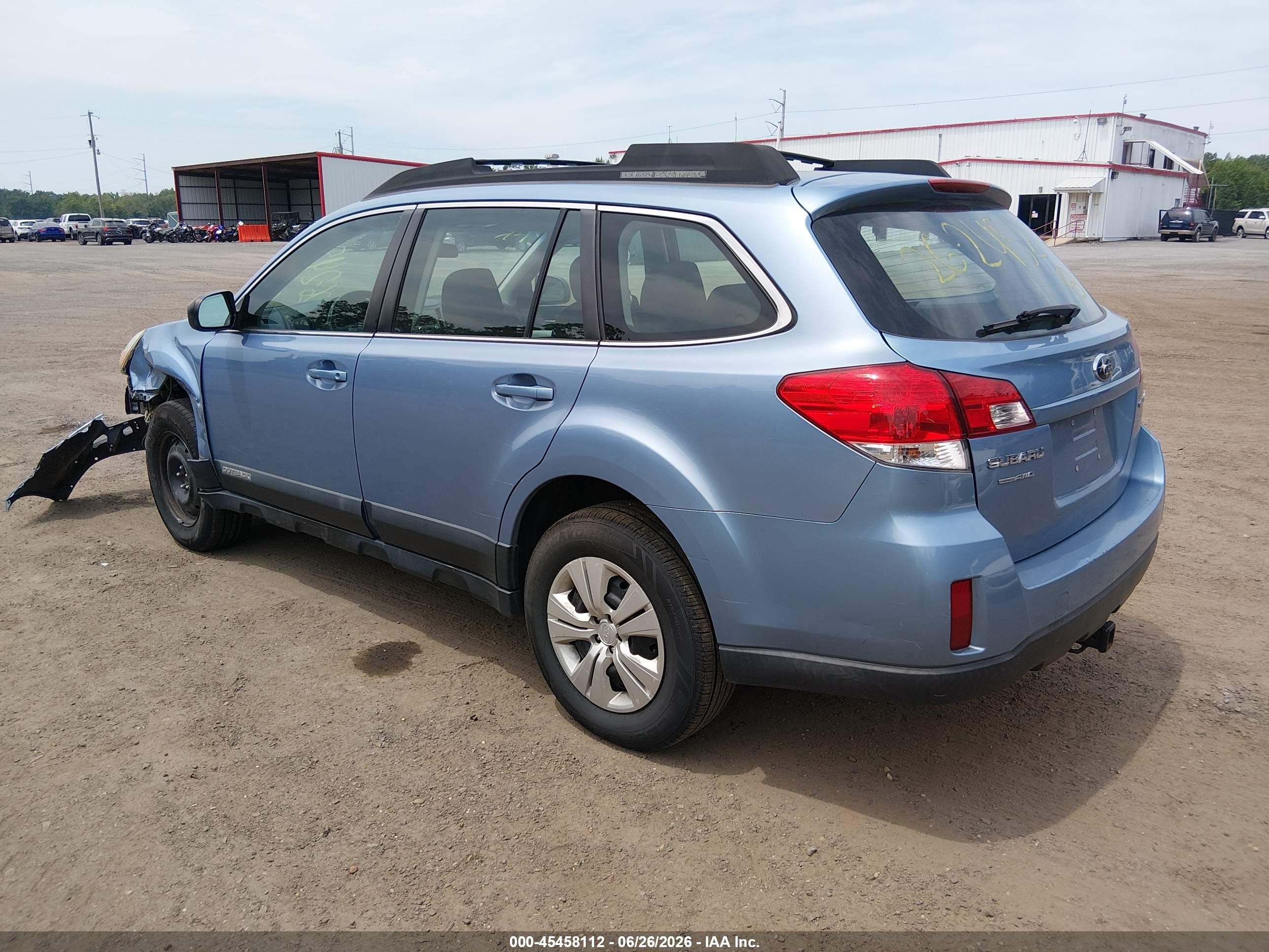 2011 Subaru Outback 2.5i Blue vin: 4S4BRCAC2B1400272