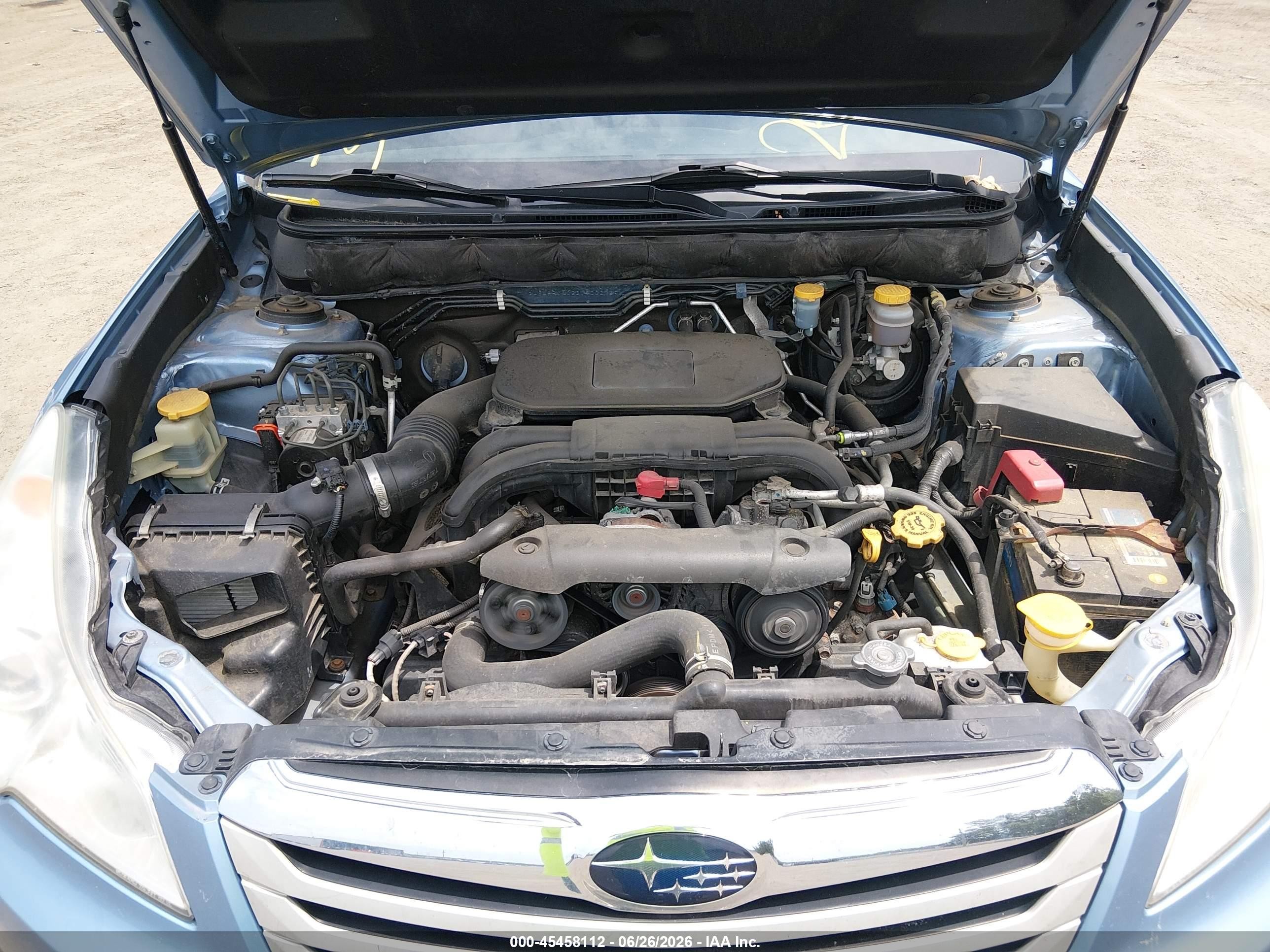 2011 Subaru Outback 2.5i Blue vin: 4S4BRCAC2B1400272