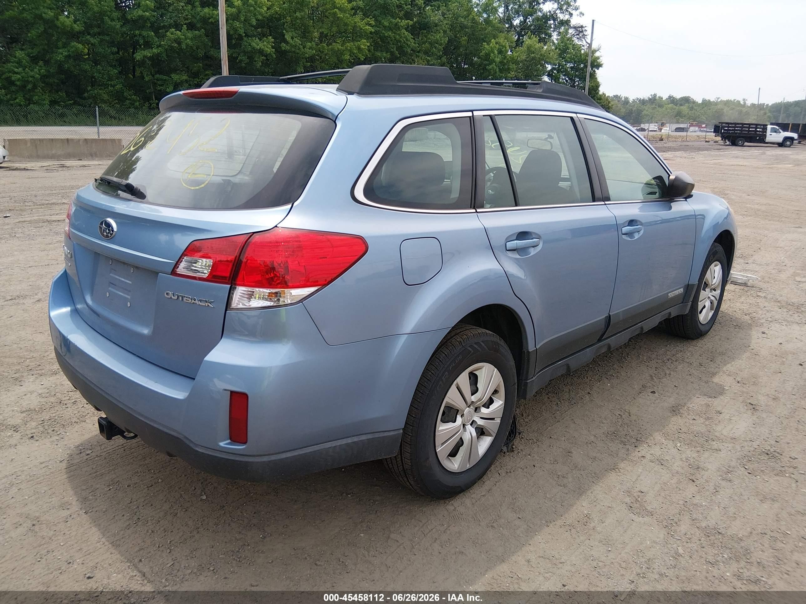 2011 Subaru Outback 2.5i Blue vin: 4S4BRCAC2B1400272