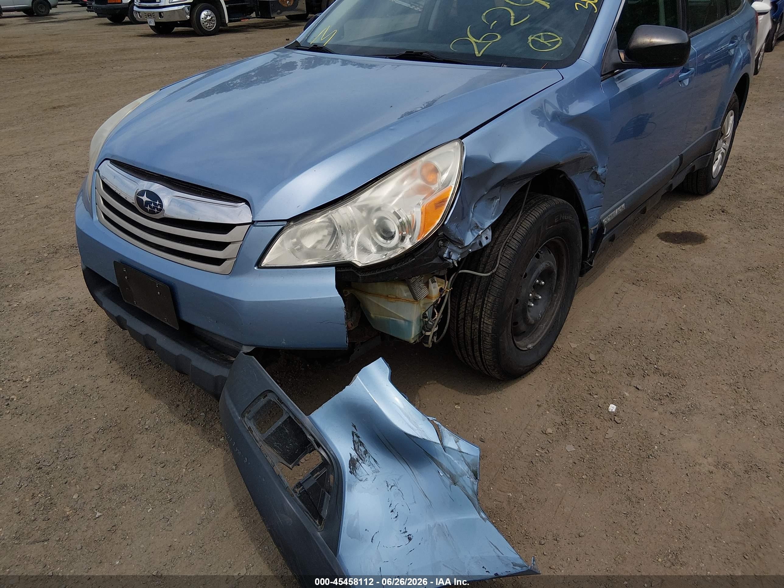 2011 Subaru Outback 2.5i Blue vin: 4S4BRCAC2B1400272