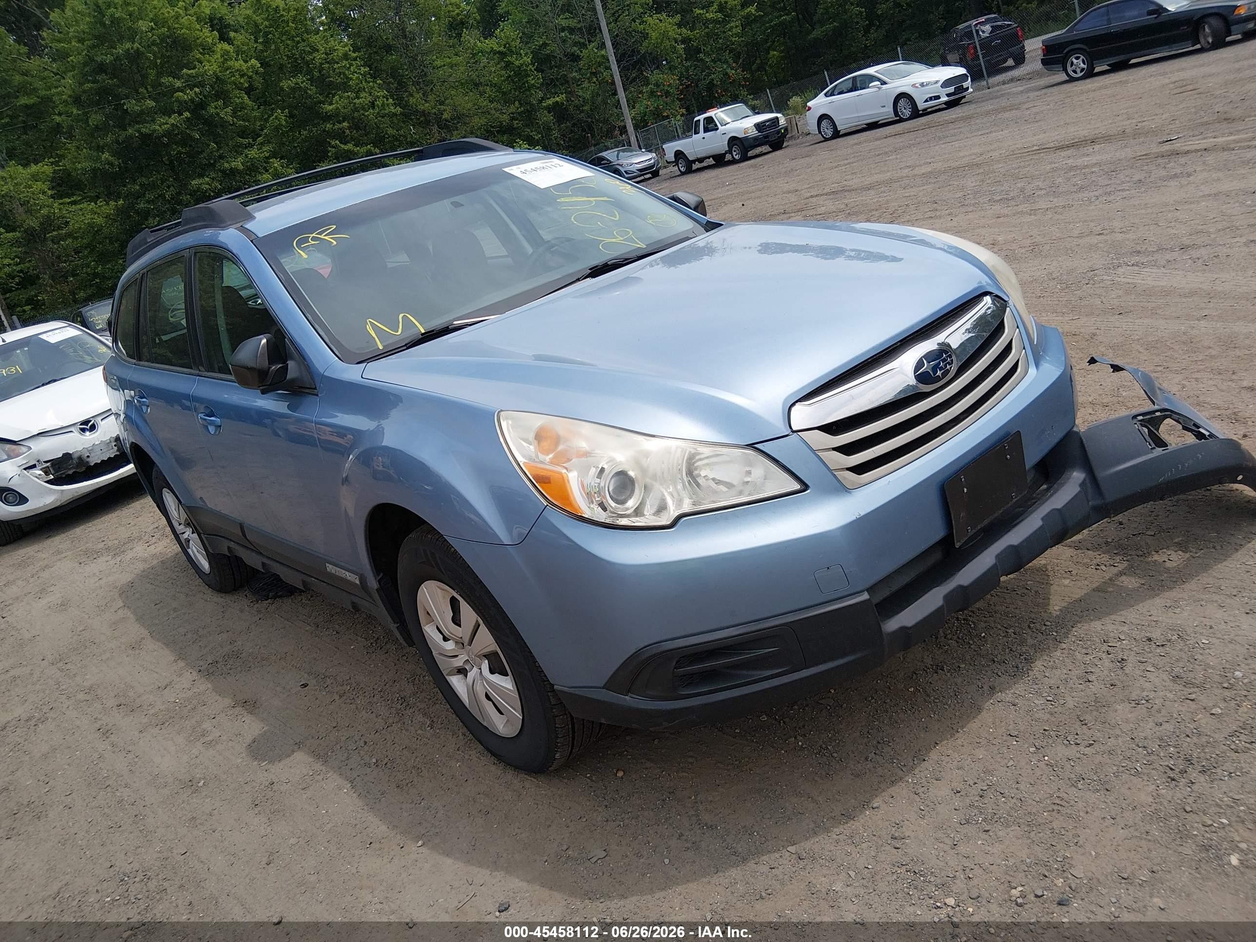 2011 Subaru Outback 2.5i Blue vin: 4S4BRCAC2B1400272