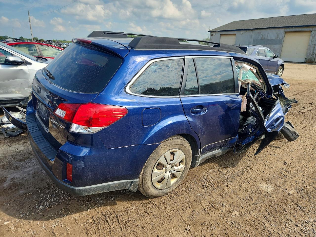 2011 Subaru Outback 2.5i Blue vin: 4S4BRCAC2B3420798