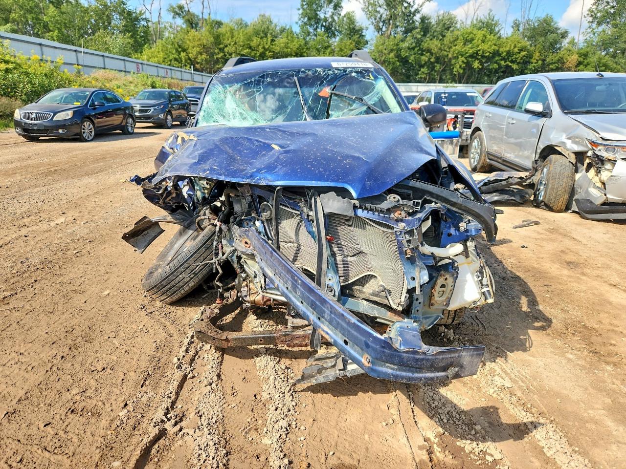 2011 Subaru Outback 2.5i Blue vin: 4S4BRCAC2B3420798