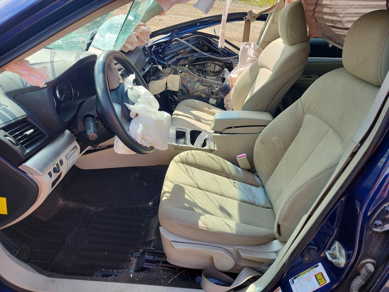 2011 Subaru Outback 2.5i Blue vin: 4S4BRCAC2B3420798