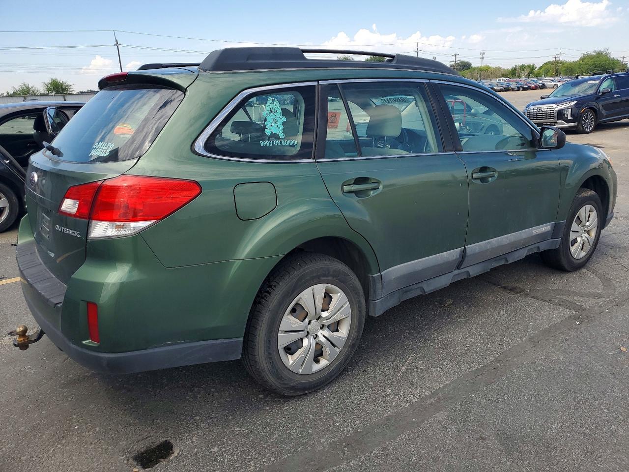 2012 Subaru Outback 2.5i Green vin: 4S4BRCAC2C3215631