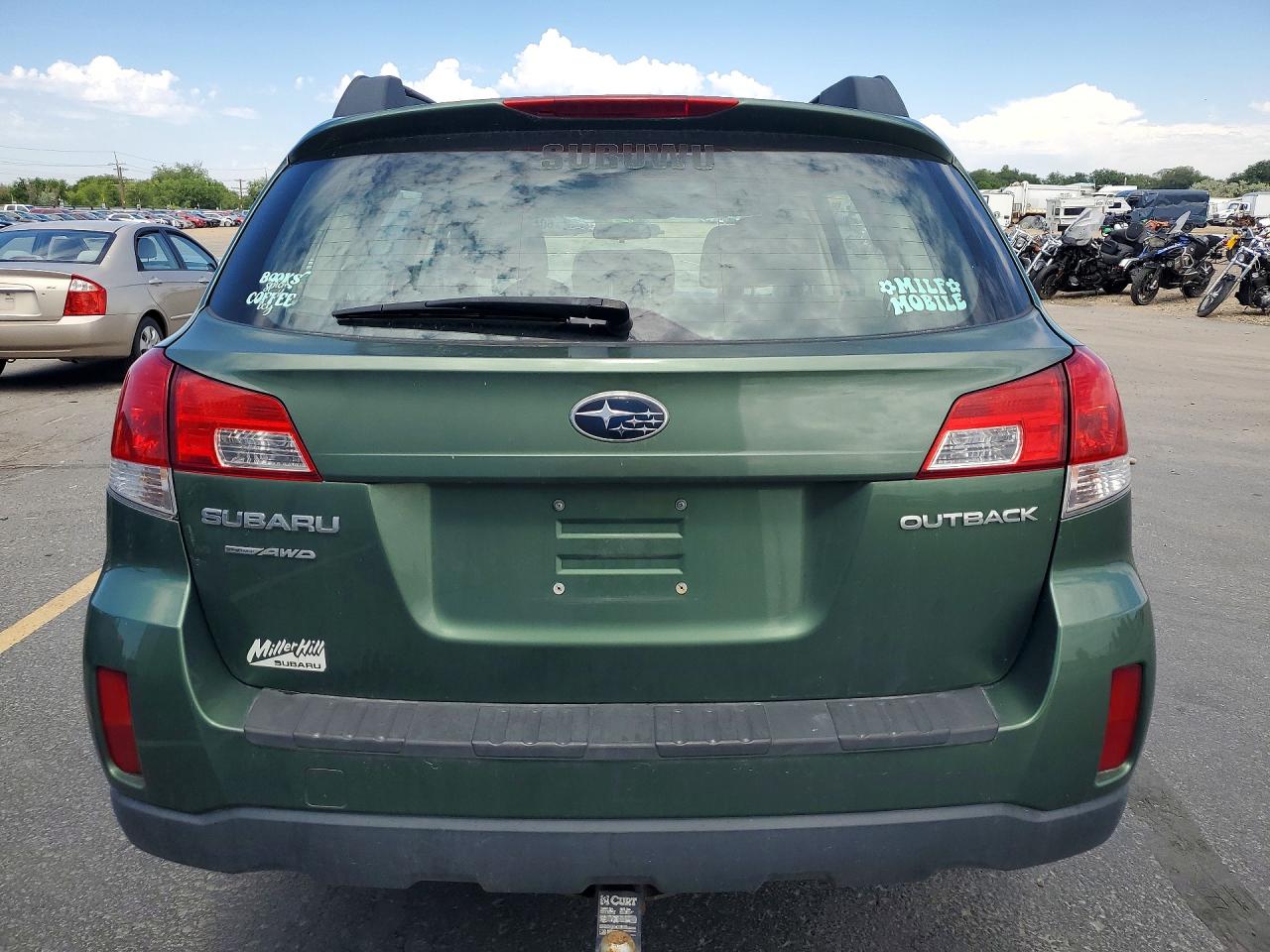 2012 Subaru Outback 2.5i Green vin: 4S4BRCAC2C3215631