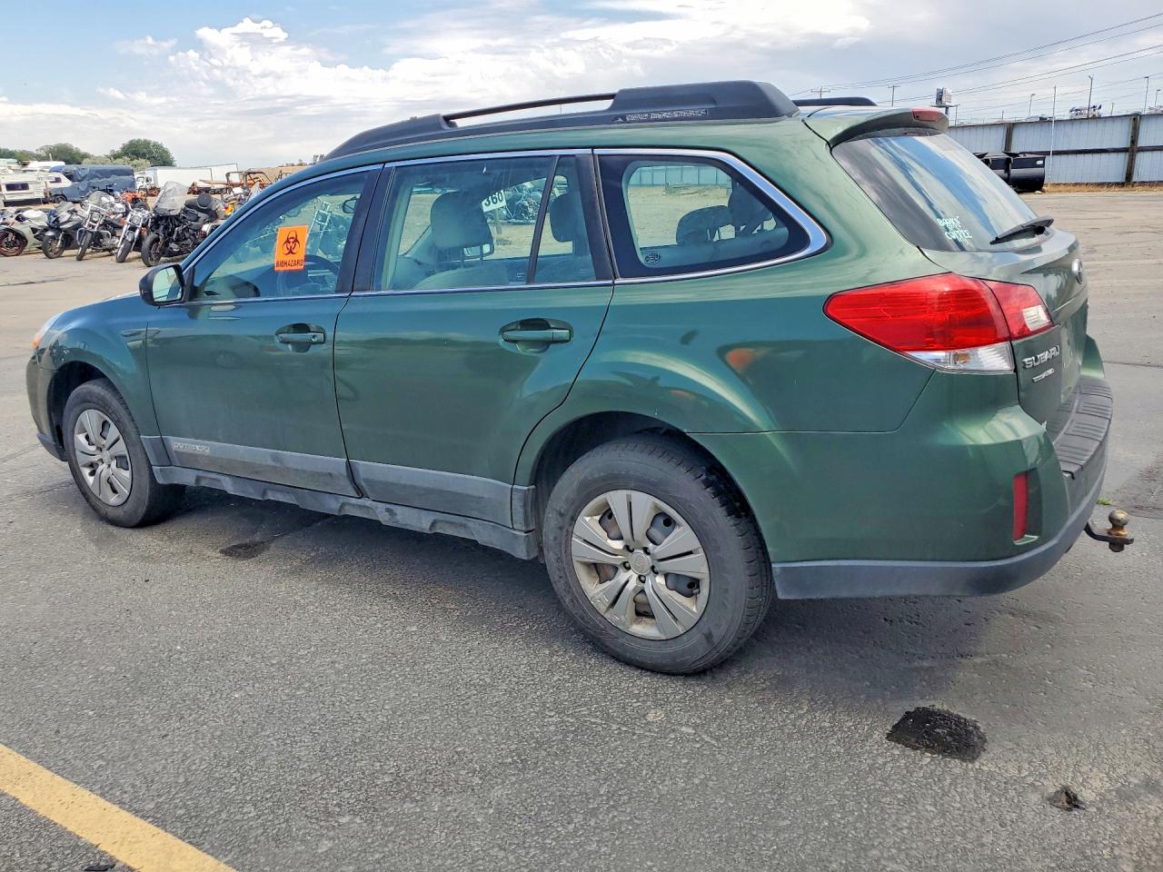 2012 Subaru Outback 2.5i Green vin: 4S4BRCAC2C3215631