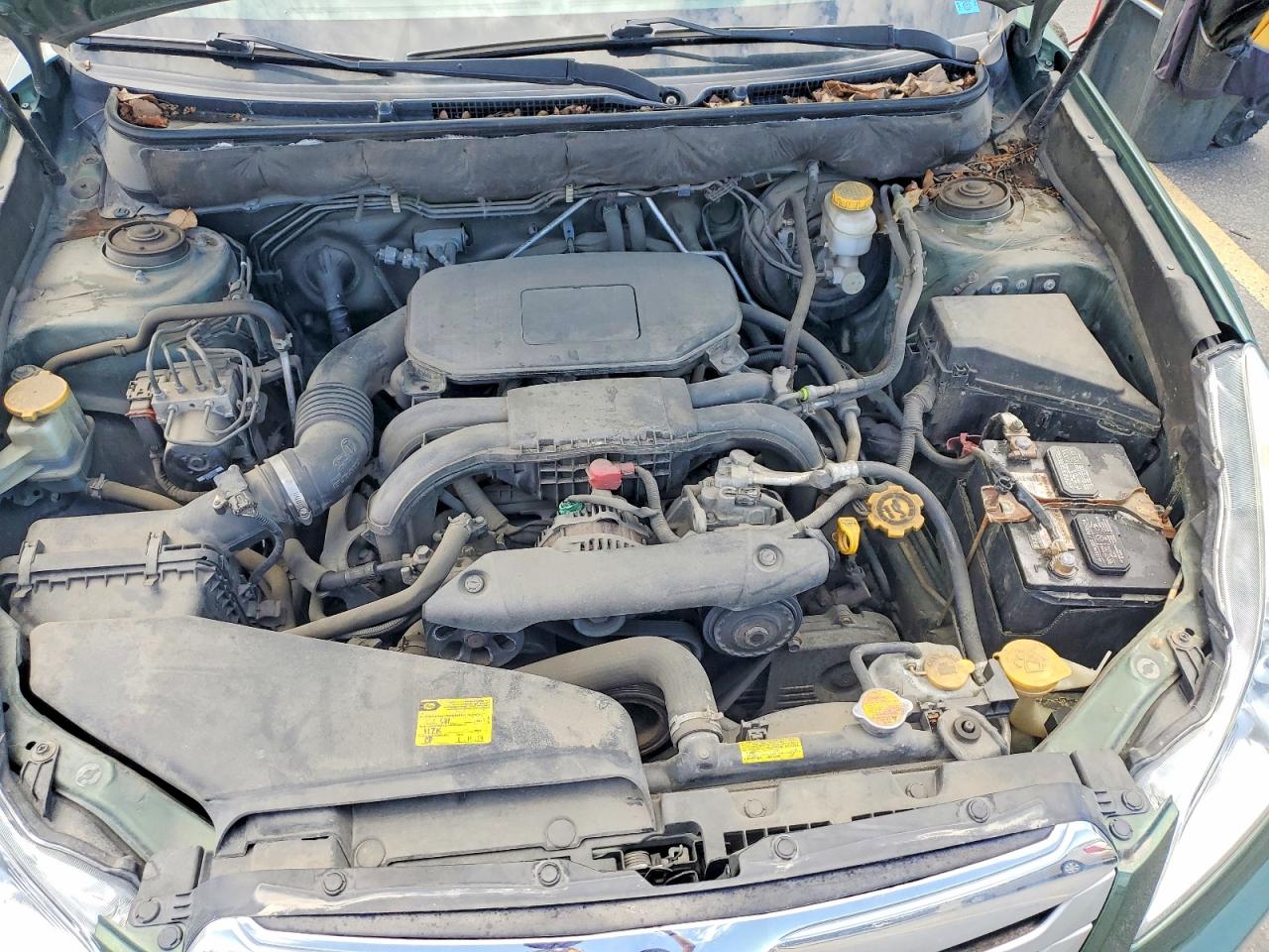 2012 Subaru Outback 2.5i Green vin: 4S4BRCAC2C3215631