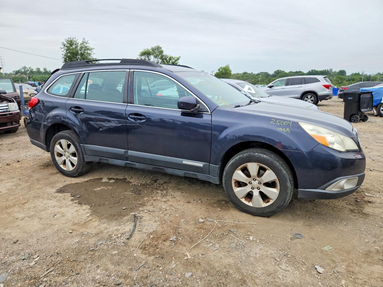 2012 Subaru Outback 2.5i Blue vin: 4S4BRCAC2C3237404