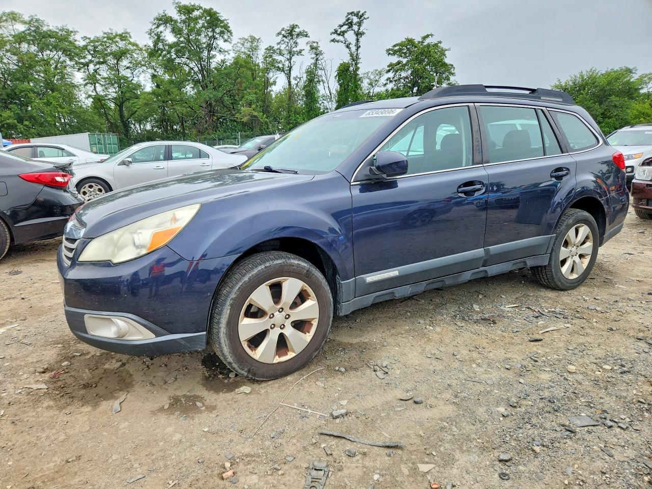2012 Subaru Outback 2.5i Blue vin: 4S4BRCAC2C3237404