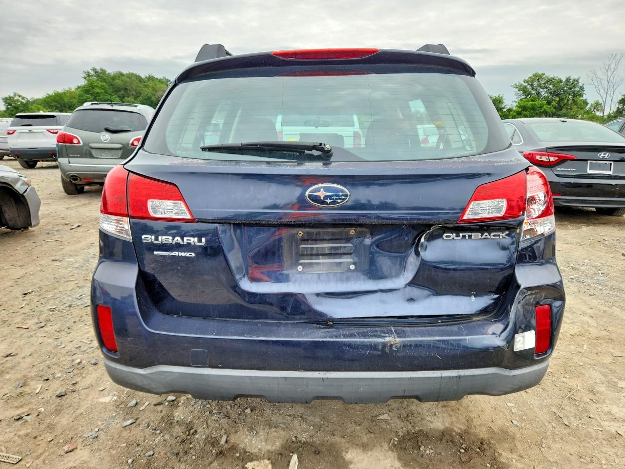 2012 Subaru Outback 2.5i Blue vin: 4S4BRCAC2C3237404