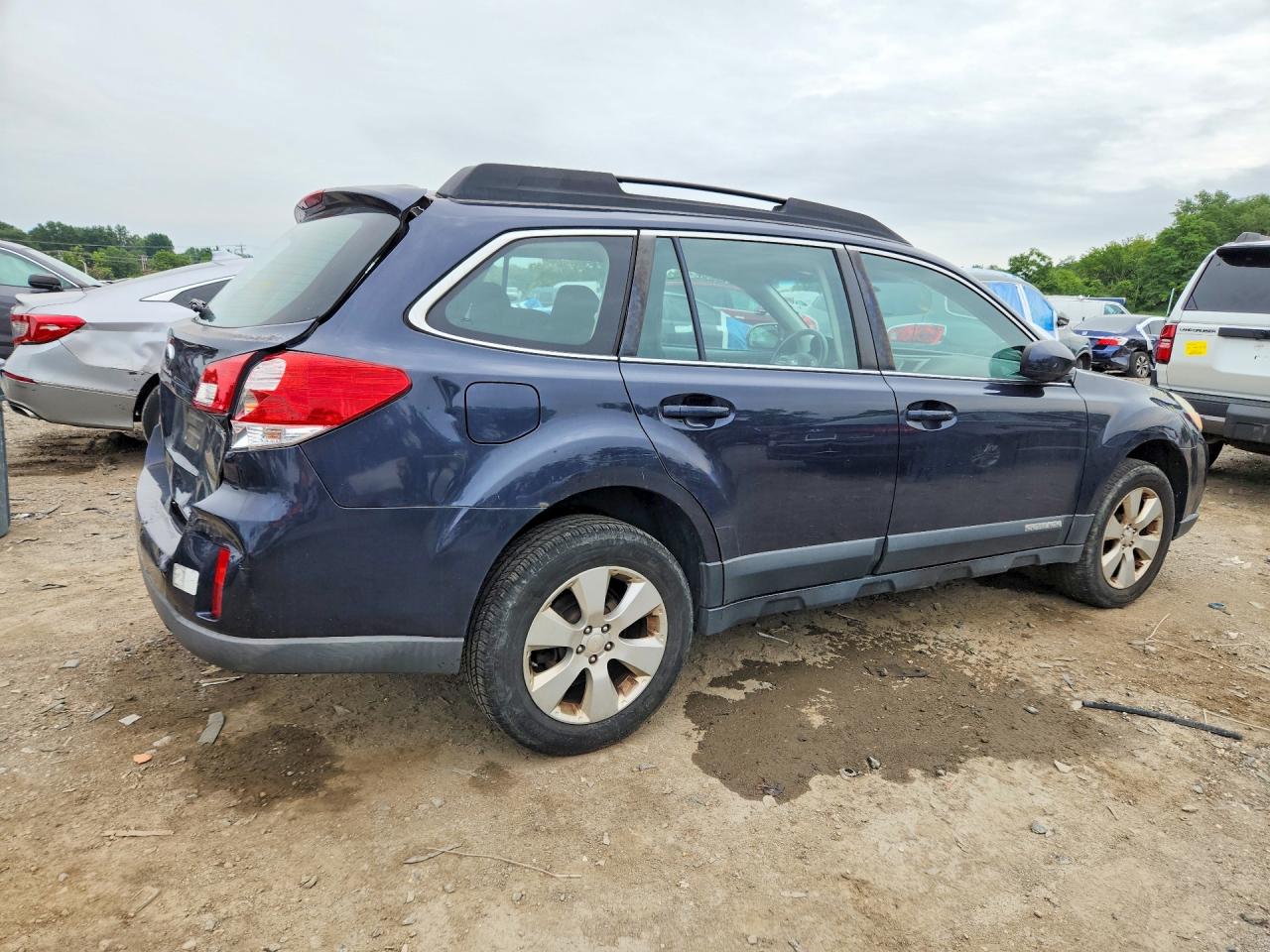 2012 Subaru Outback 2.5i Blue vin: 4S4BRCAC2C3237404