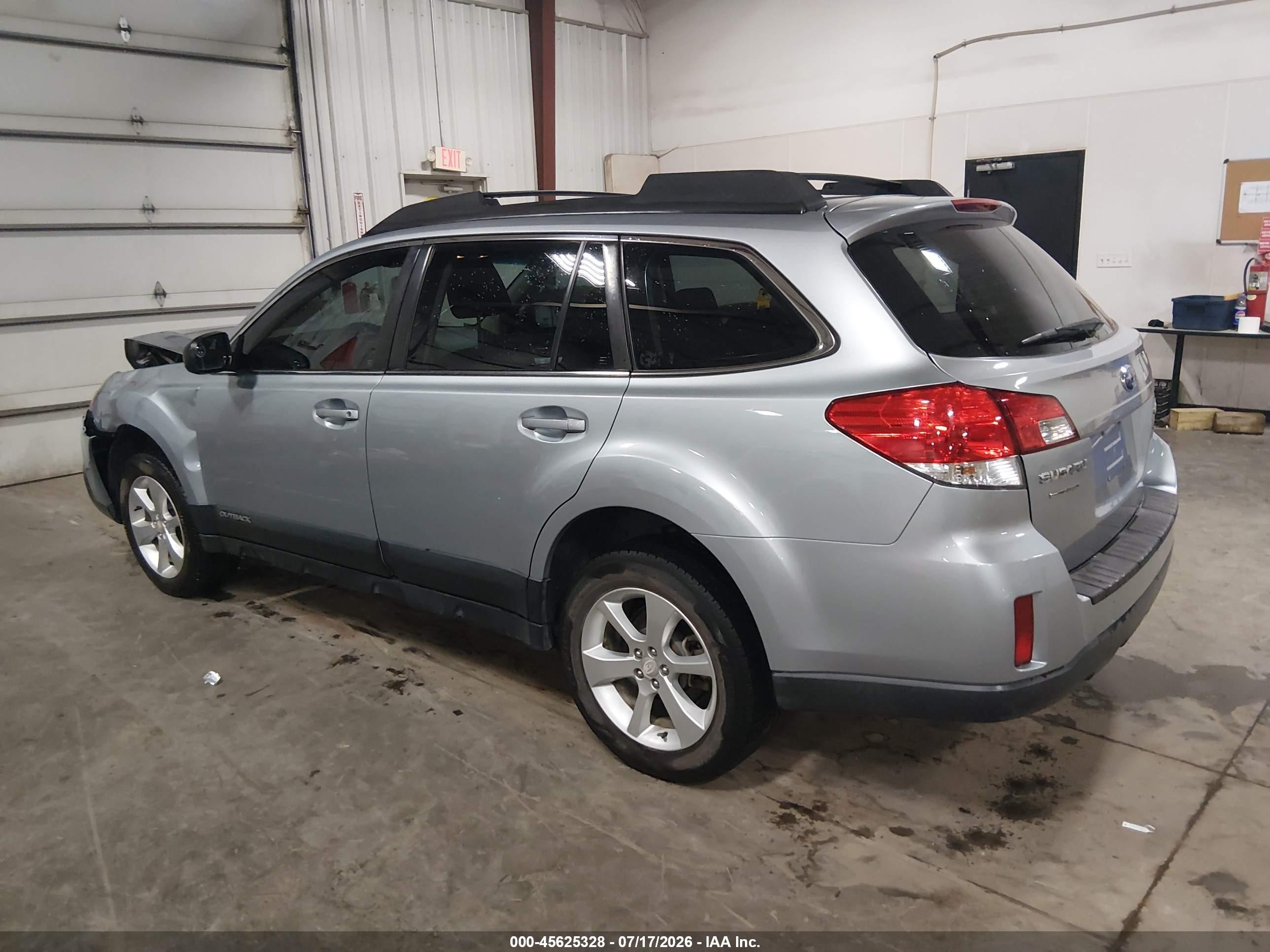 2014 Subaru Outback 2.5i Gray vin: 4S4BRCAC2E3262385