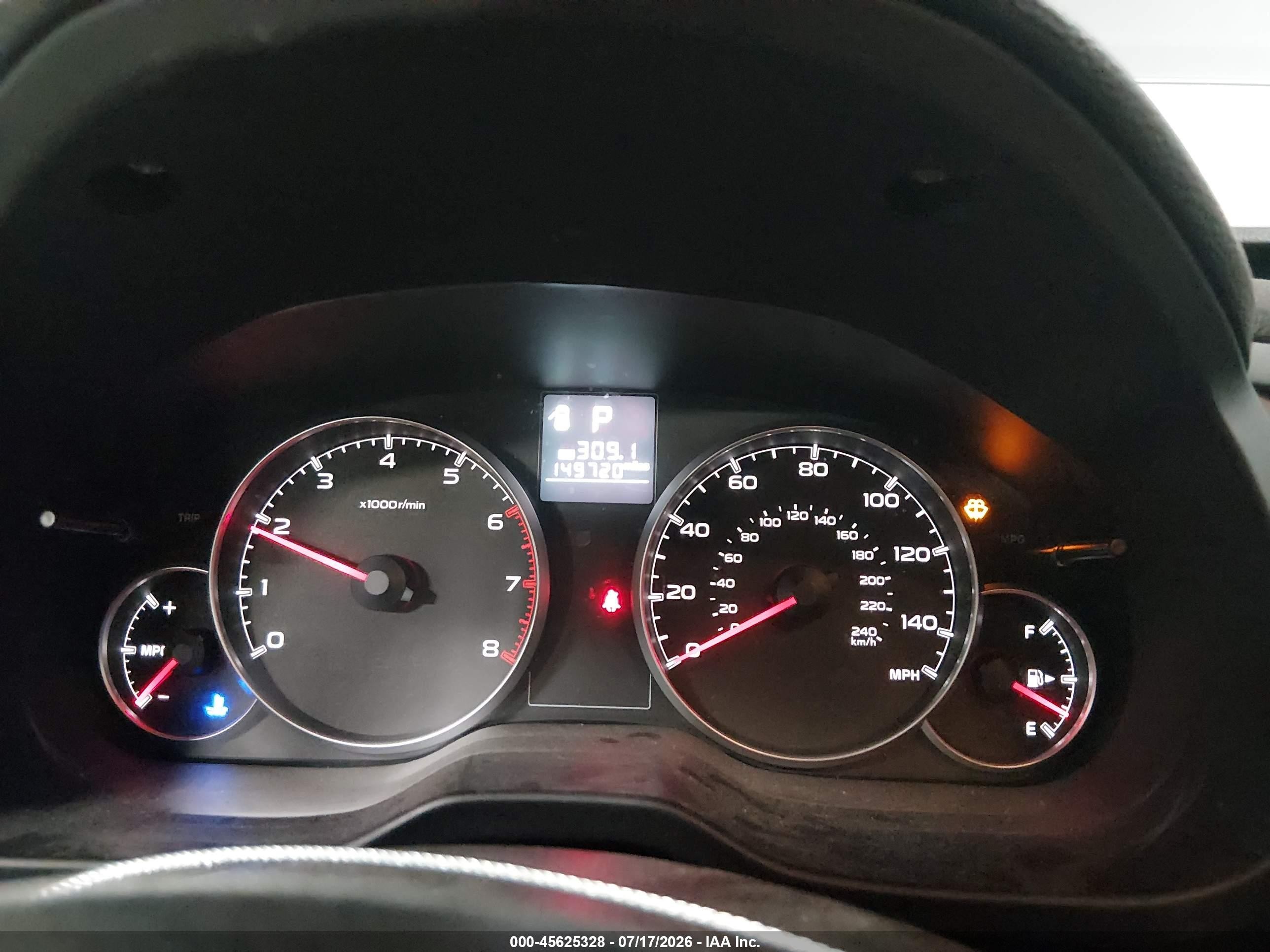 2014 Subaru Outback 2.5i Gray vin: 4S4BRCAC2E3262385