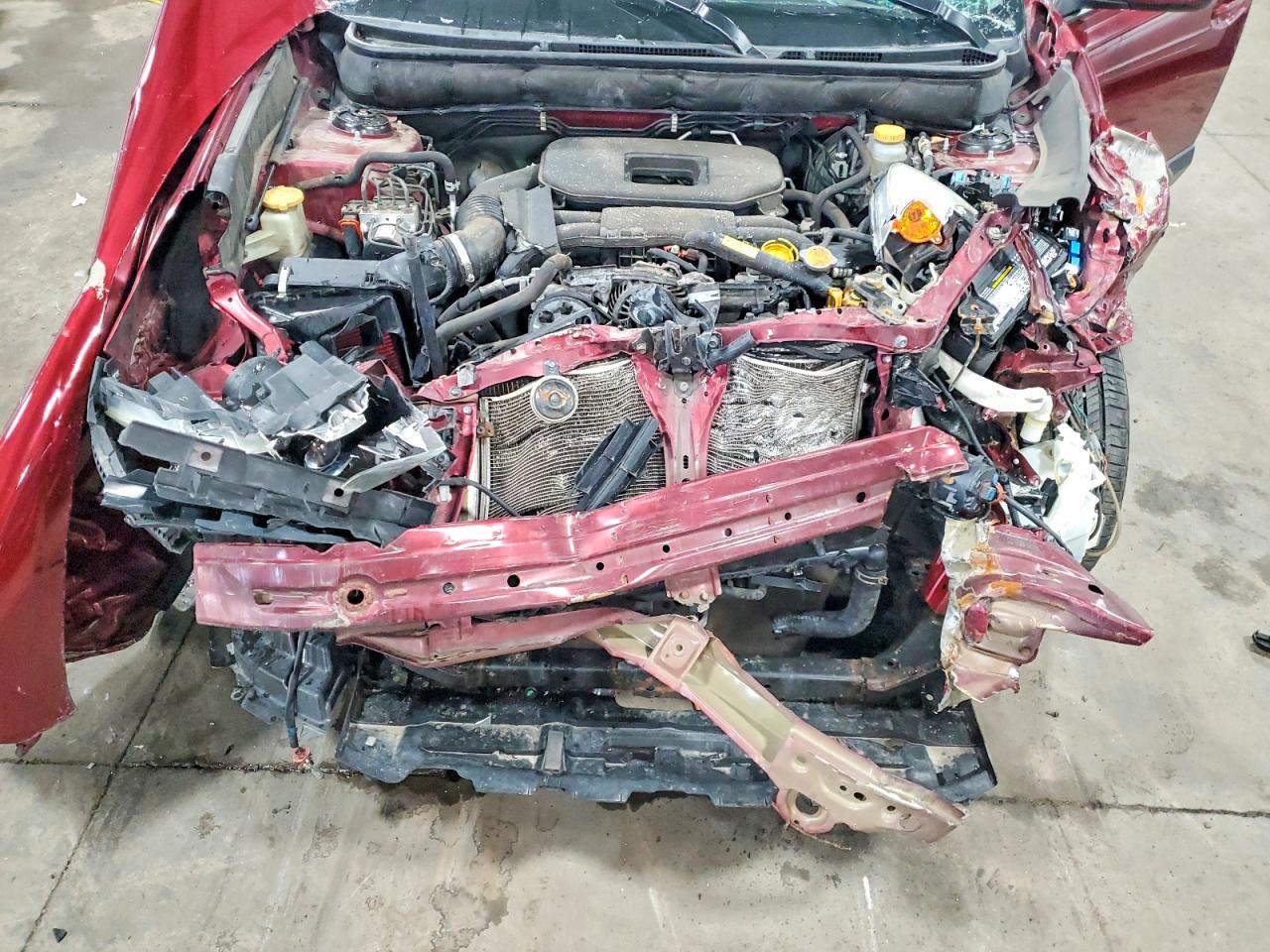 2012 Subaru Outback 2.5i Red vin: 4S4BRCAC3C3278513