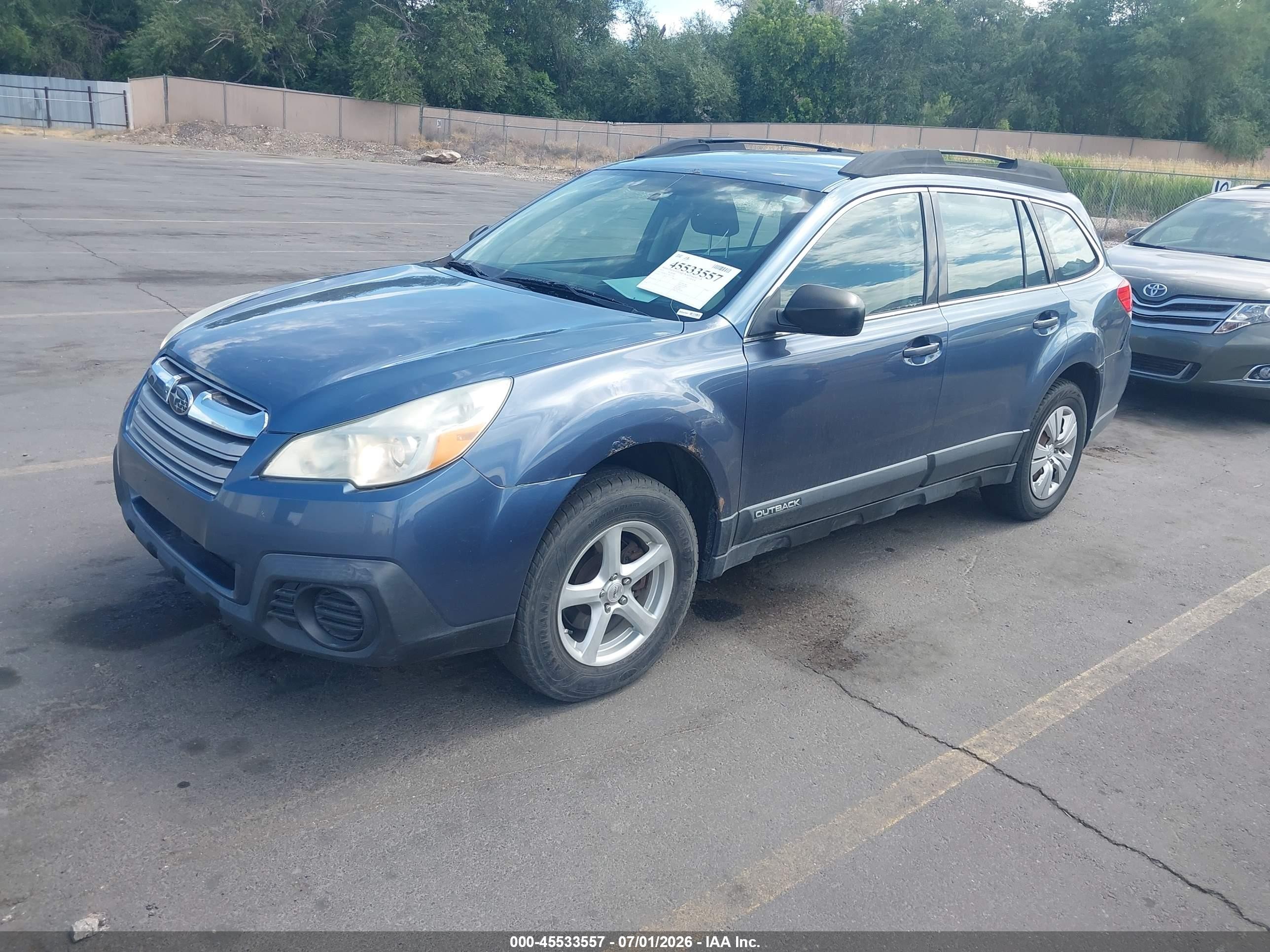2013 Subaru Outback 2.5i Синий vin: 4S4BRCAC3D3233282