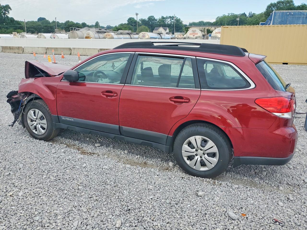 2013 Subaru Outback 2.5i Red vin: 4S4BRCAC3D3248493